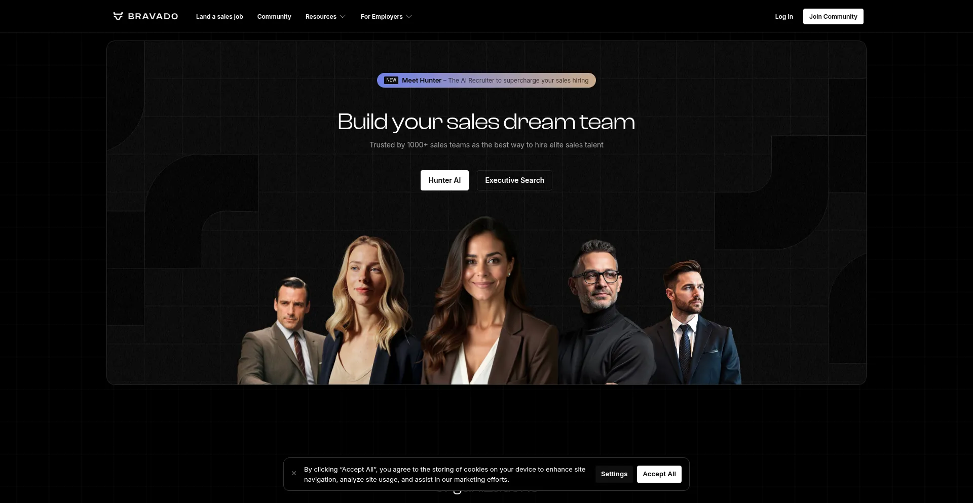 Bravado.co Screenshot