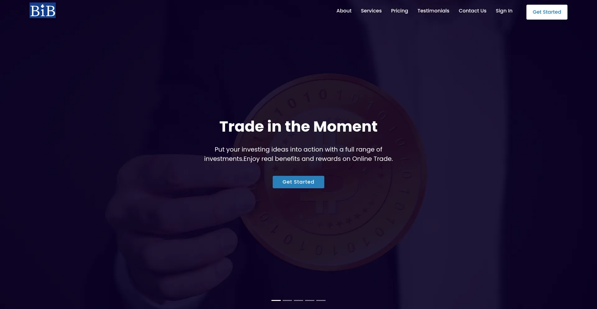 Website screenshot of Braveinvestbroker.com