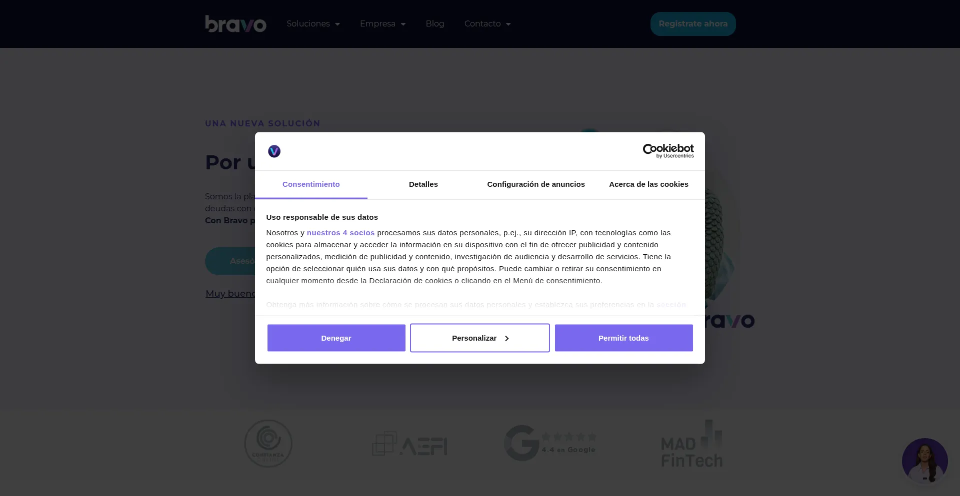 Bravocredito.es Screenshot