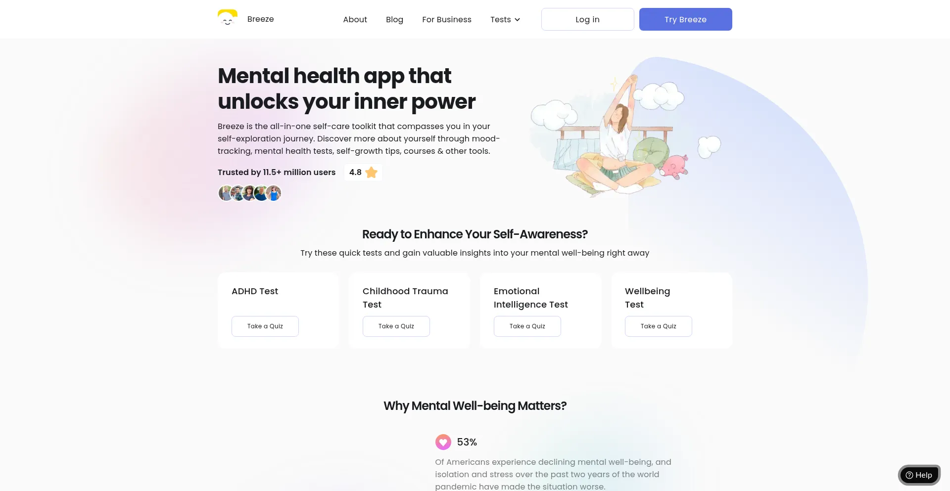 Breeze-wellbeing.com Screenshot