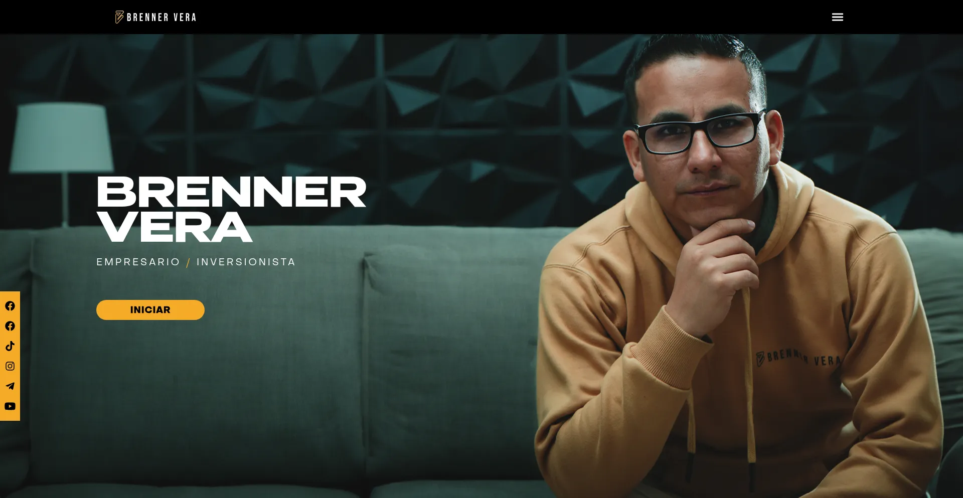 Website screenshot of Brennervera.com