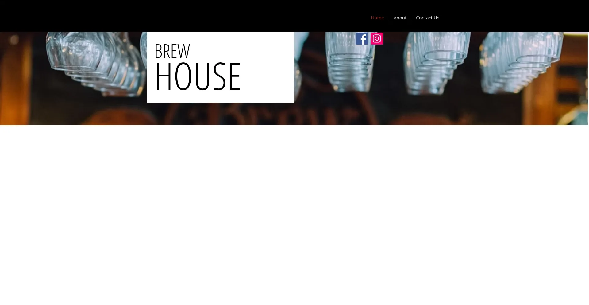 Website screenshot of Brewhouse.com