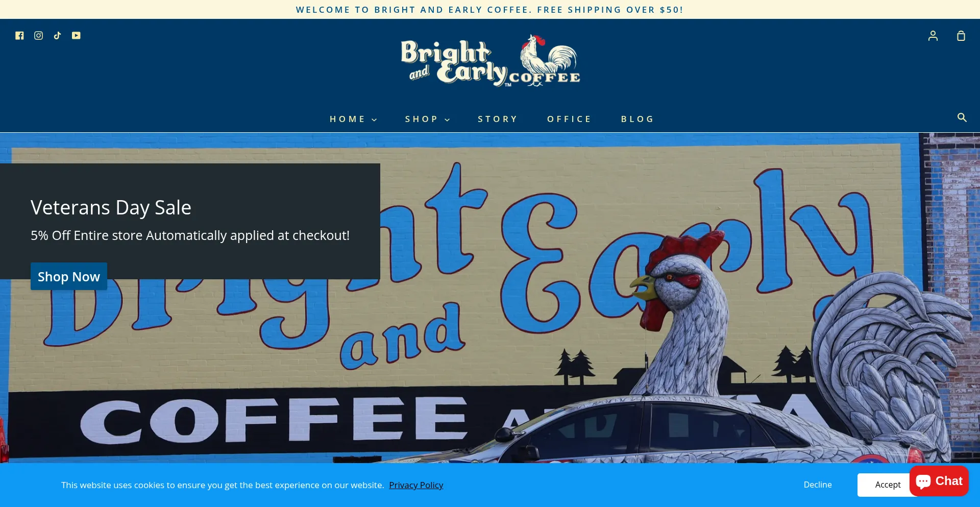 Brightandearlycoffee.com