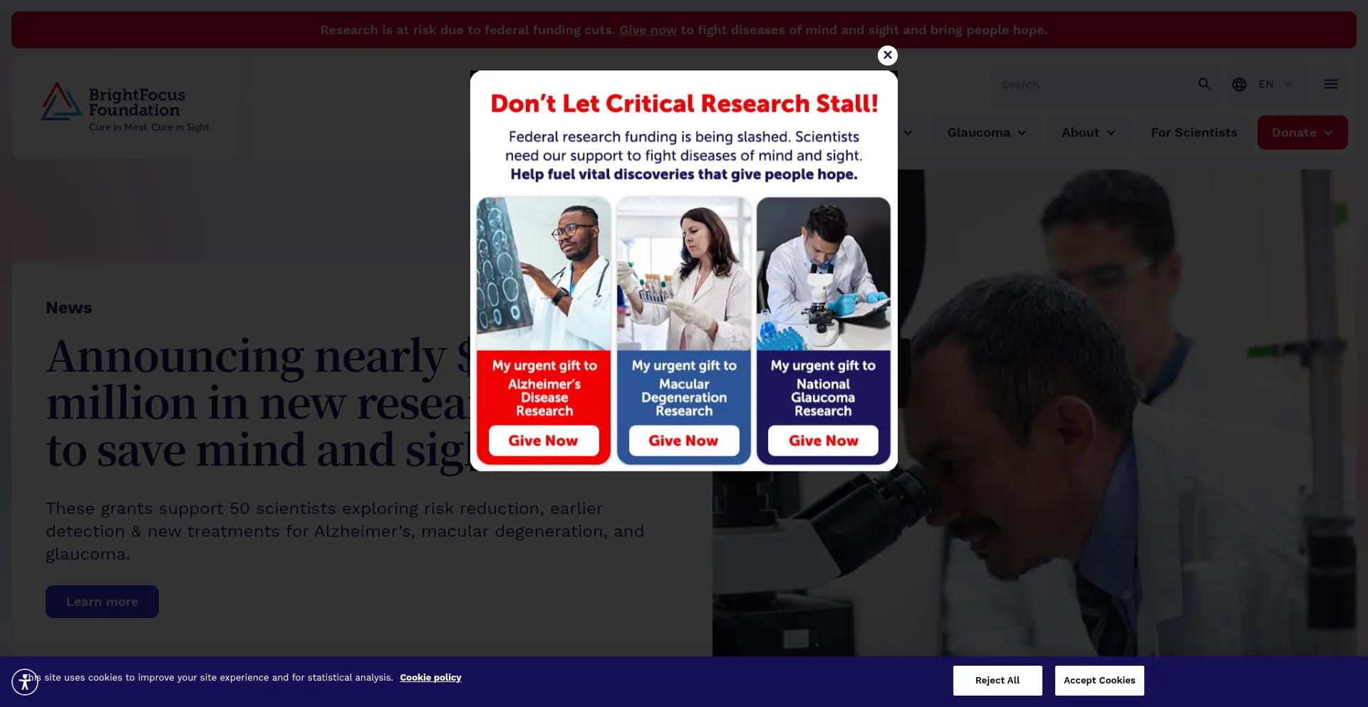 Is Brightfocus.org Safe?