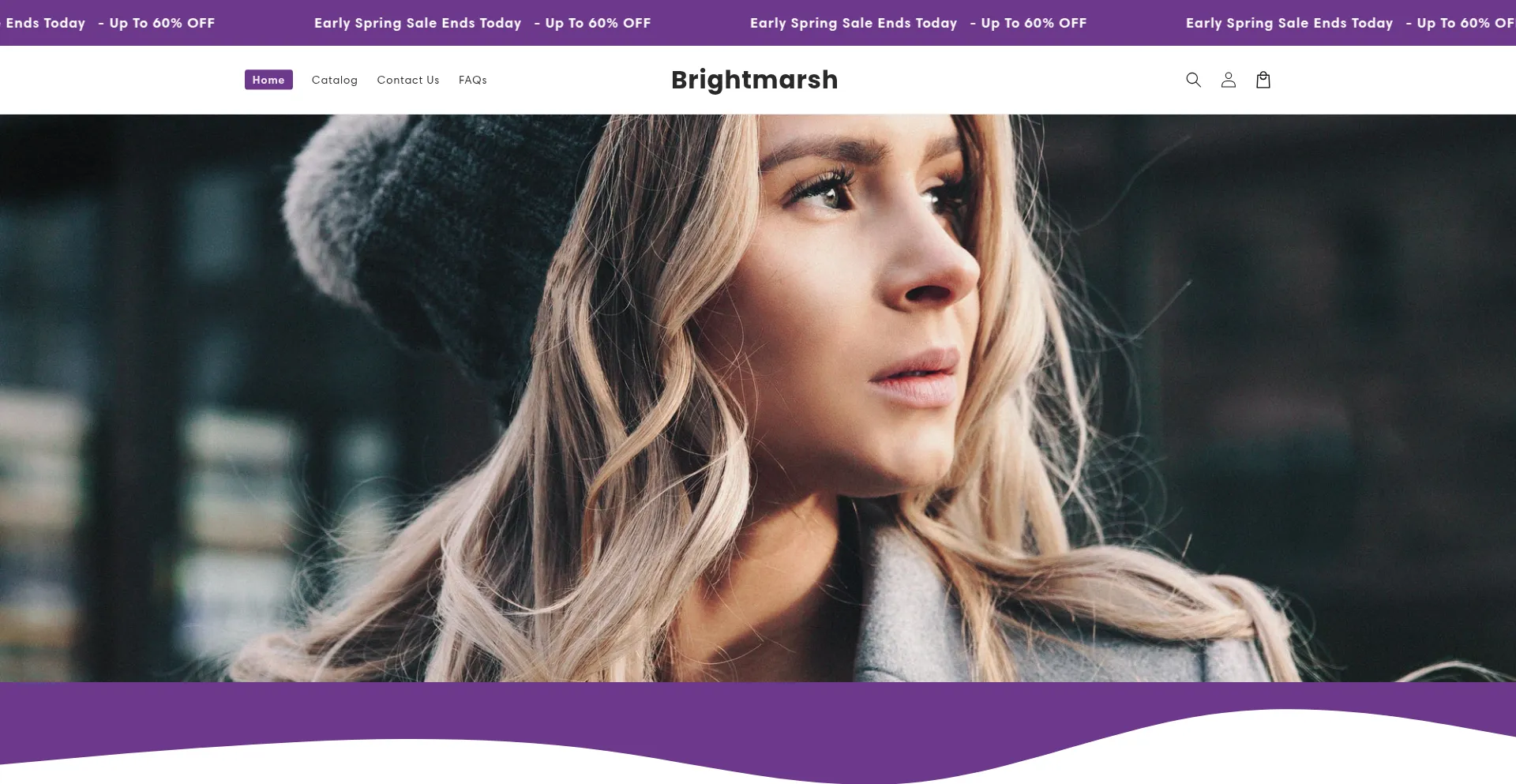 Website screenshot of Brightmarsh.com