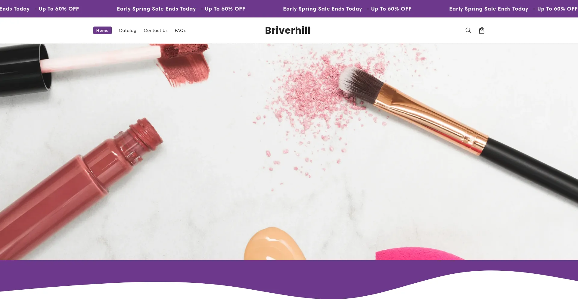 Website screenshot of Briverhill.com