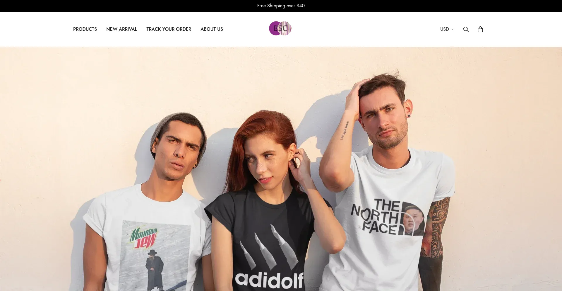 Website screenshot of Brixtonstreet.store