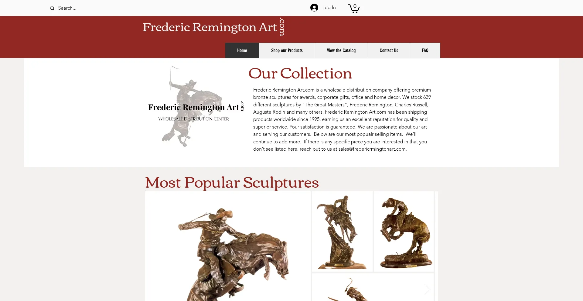 Website screenshot of Broncobuster.com