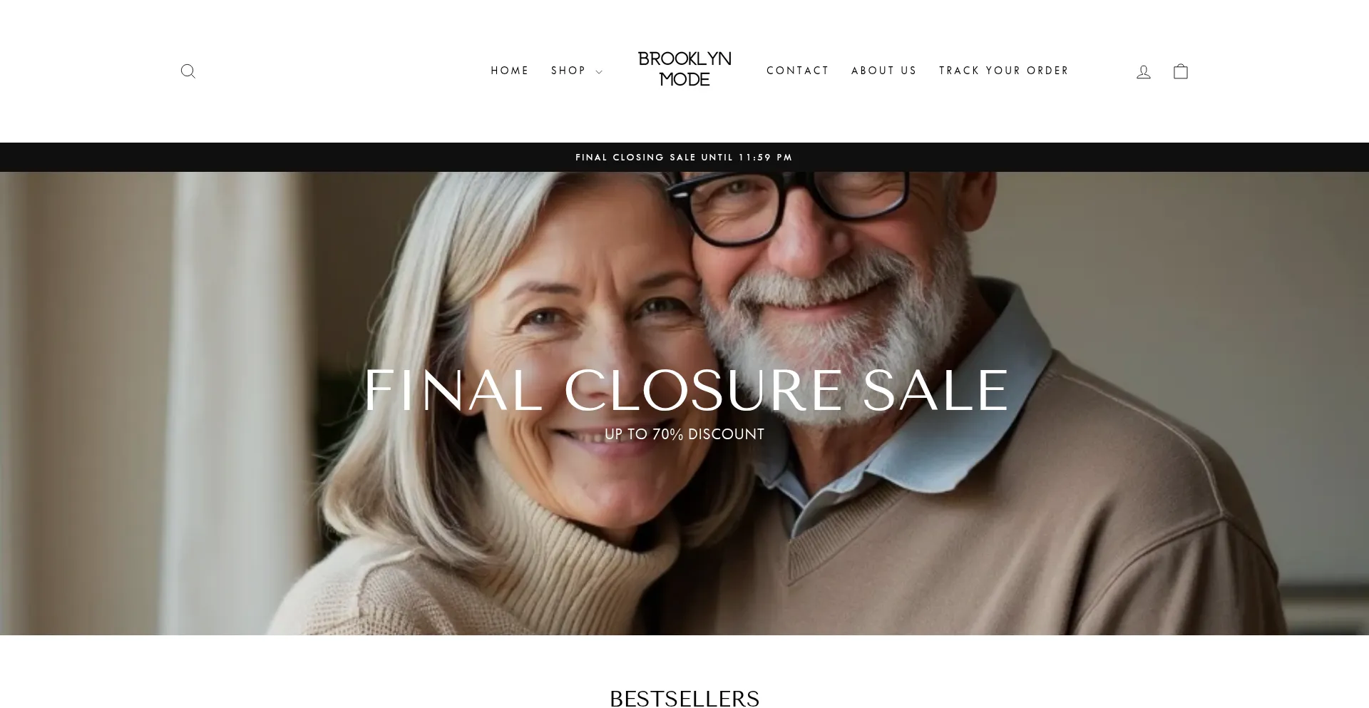 Website screenshot of Brooklynmode.com