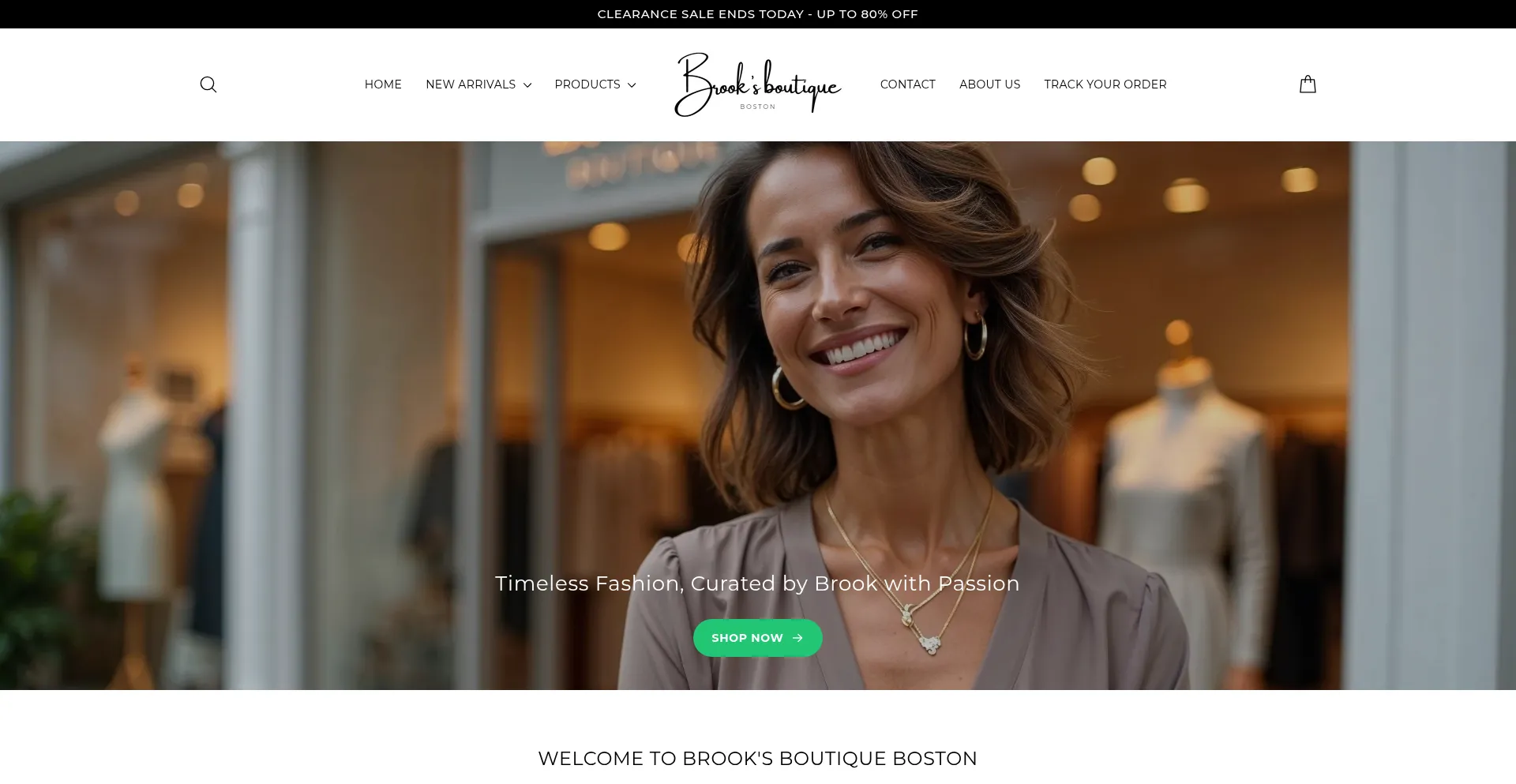 Brooks-boutique.com Screenshot