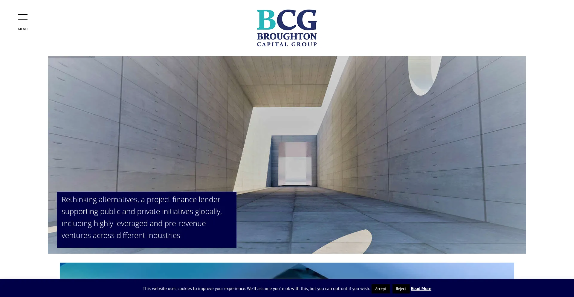 Website screenshot of Broughton-capital.com