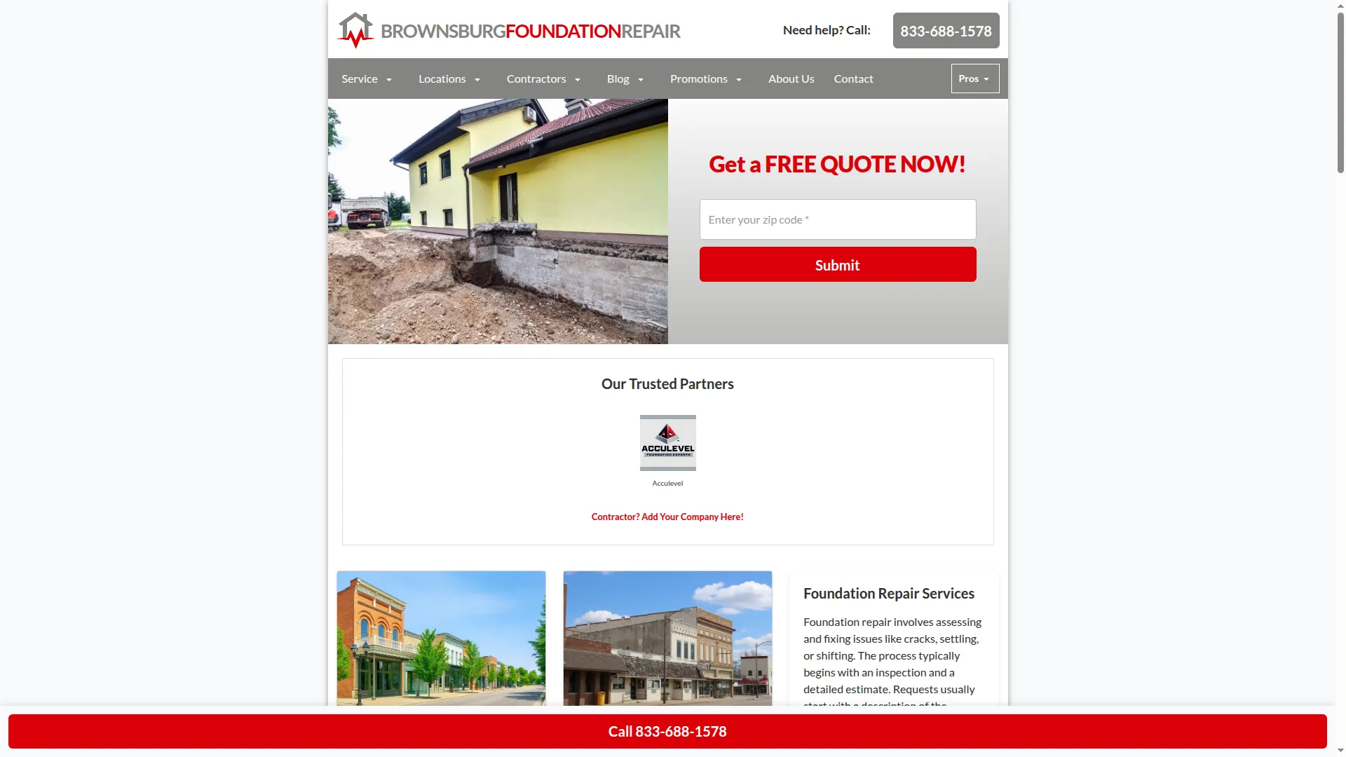 Brownsburgfoundationrepairservice.com