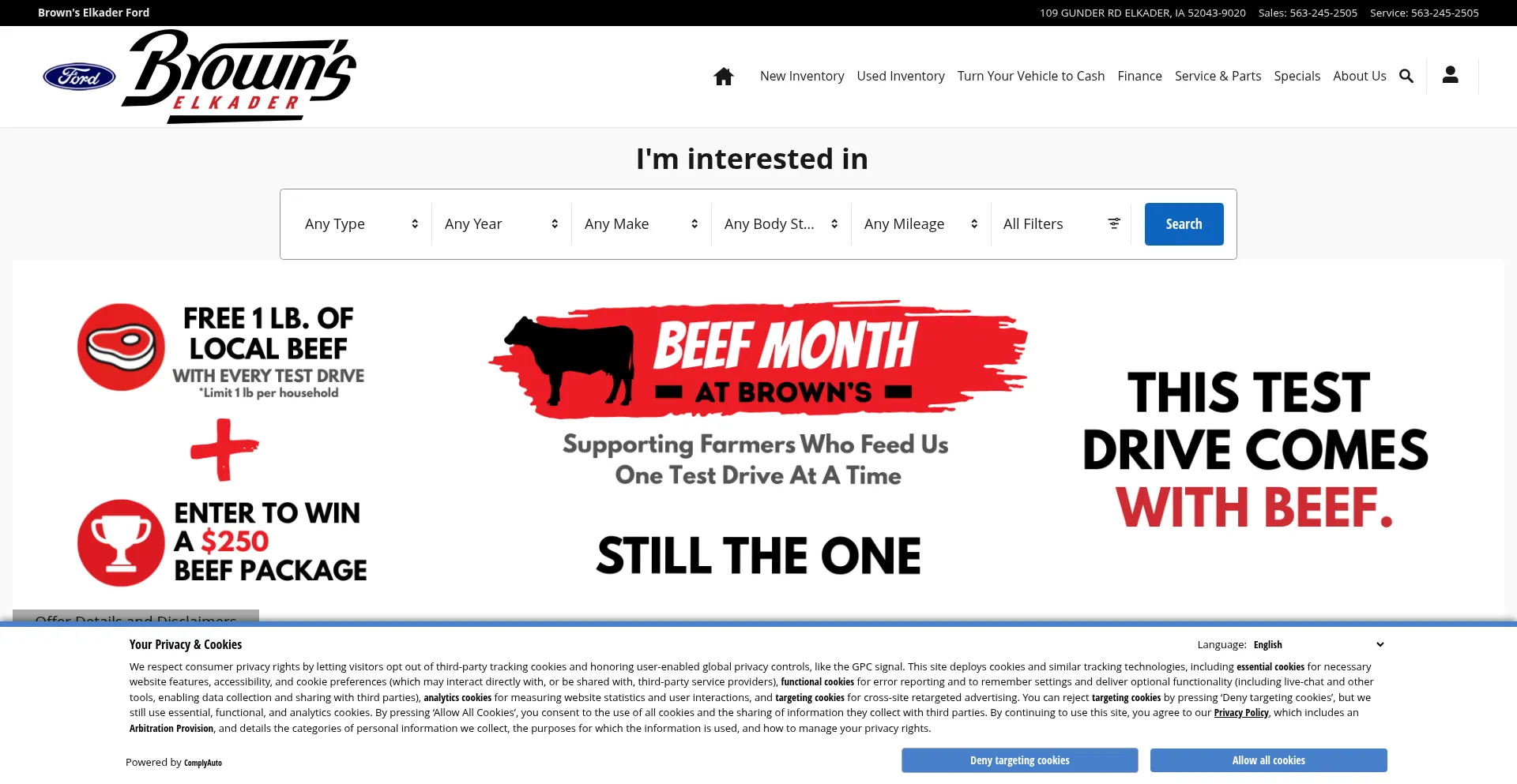 Brownselkaderford.com