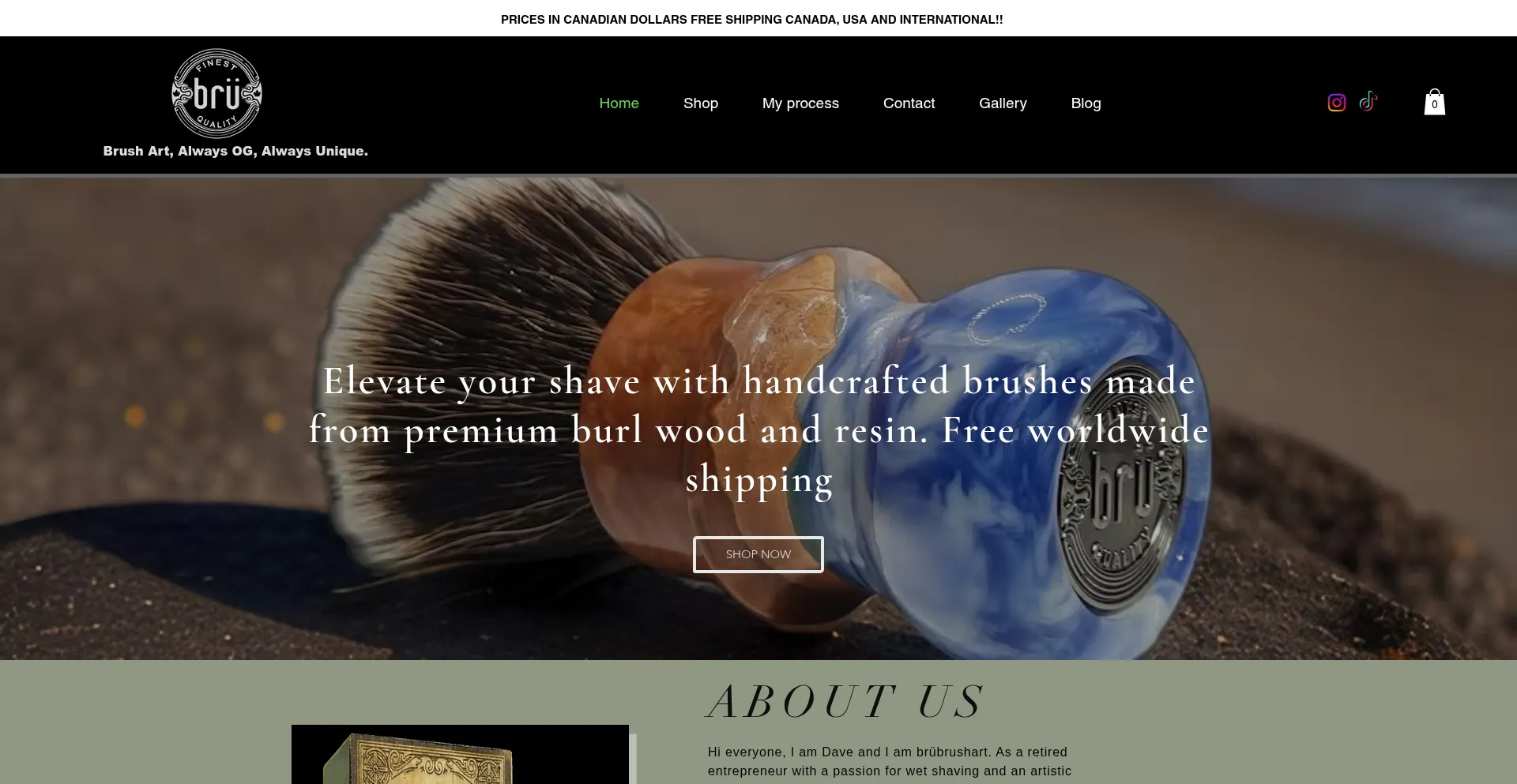 Brubrushart.com Screenshot