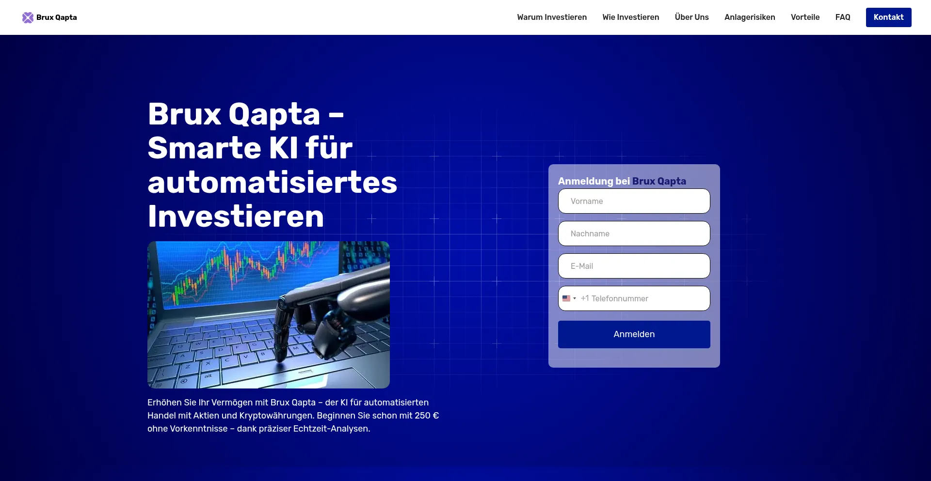 Website screenshot of Bruxqapta-xin.com