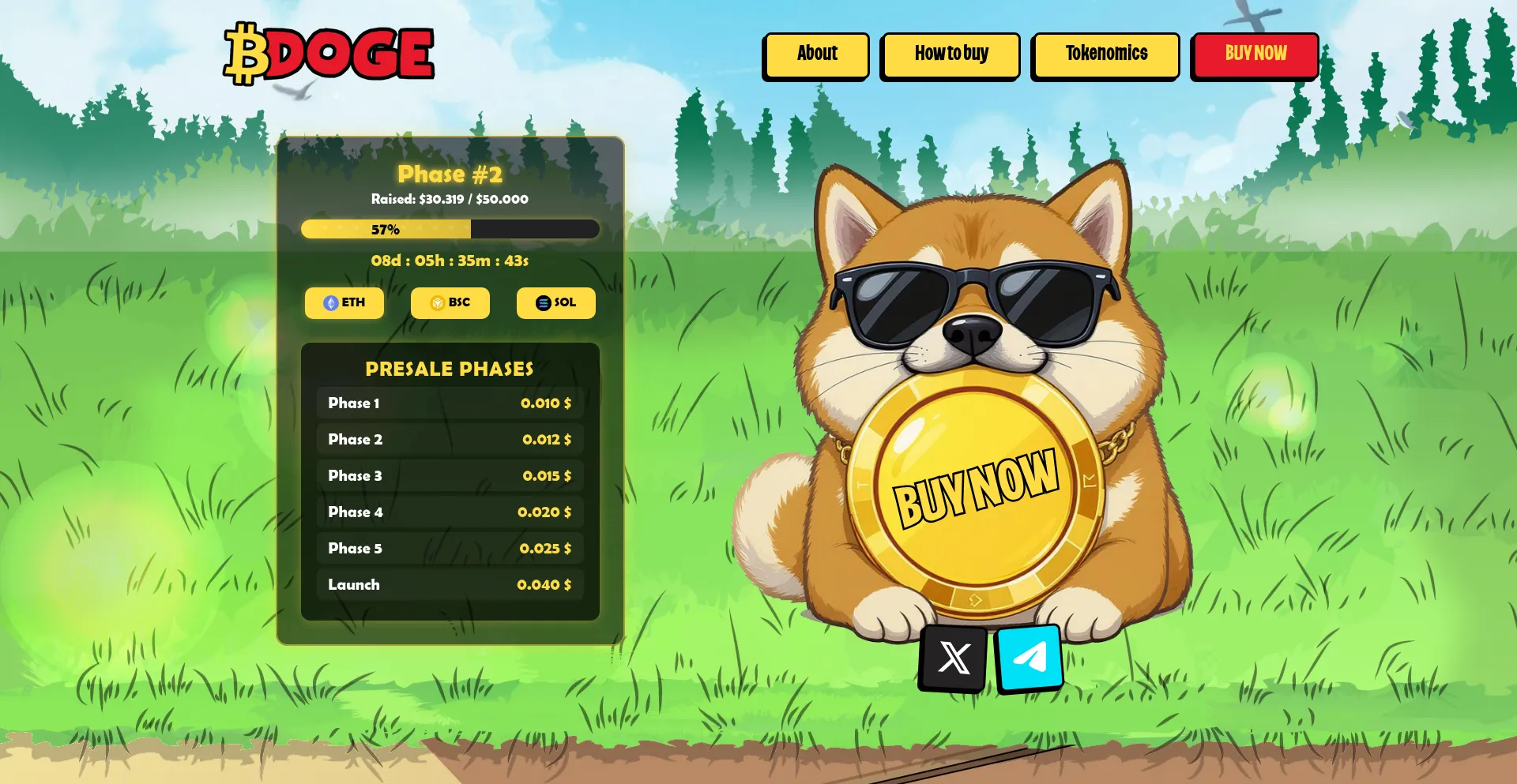 Btcdoge.org Screenshot