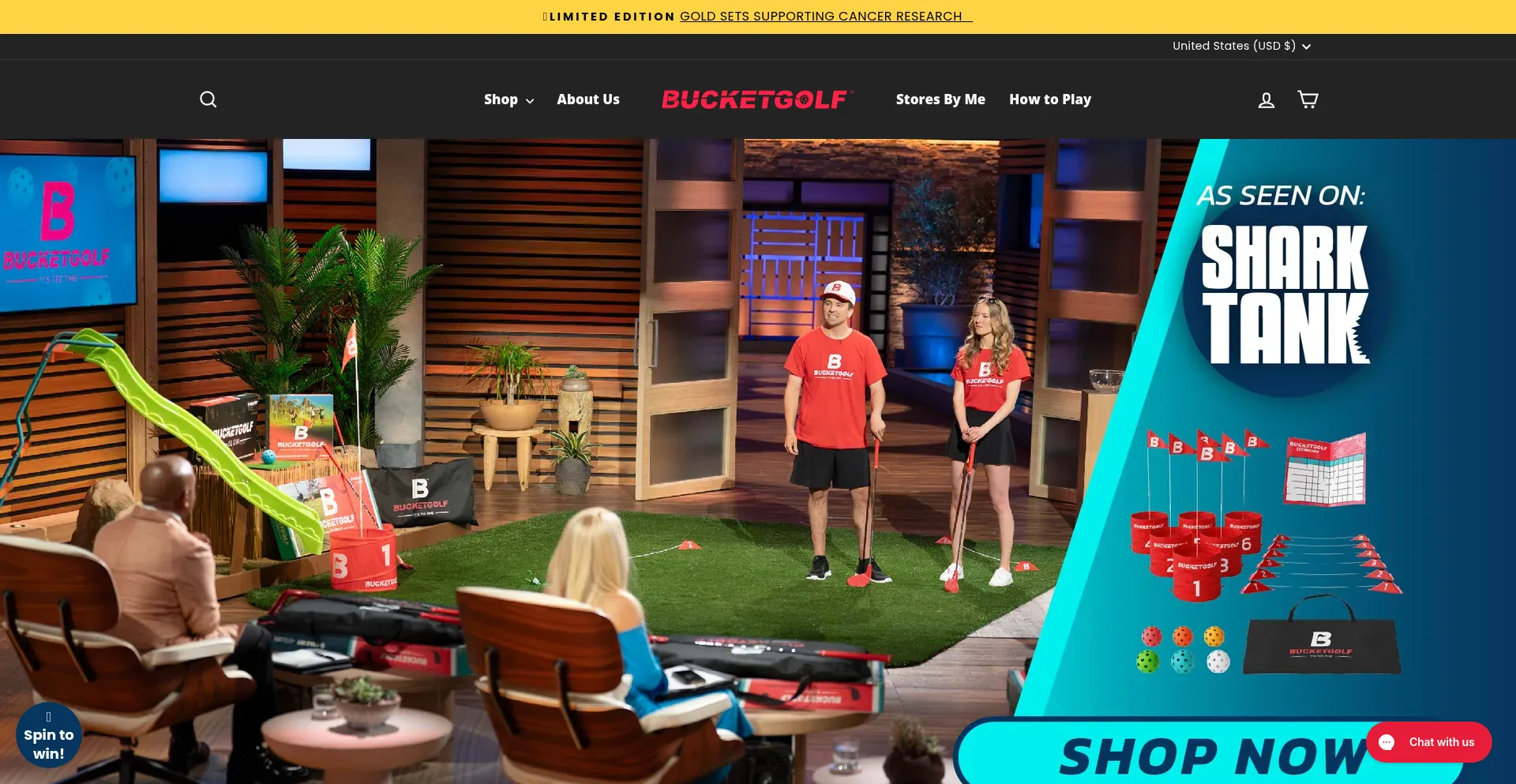 Bucketgolfgame.com Screenshot