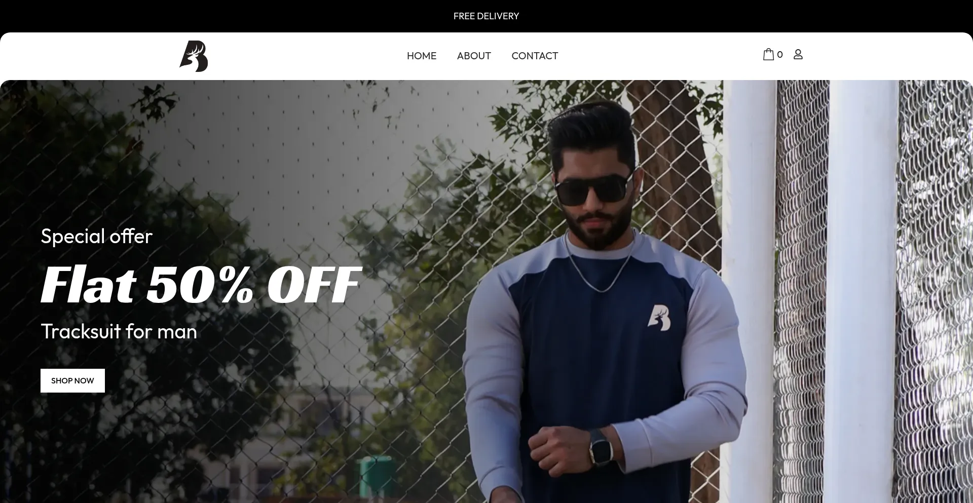 Website screenshot of Buckfits.com