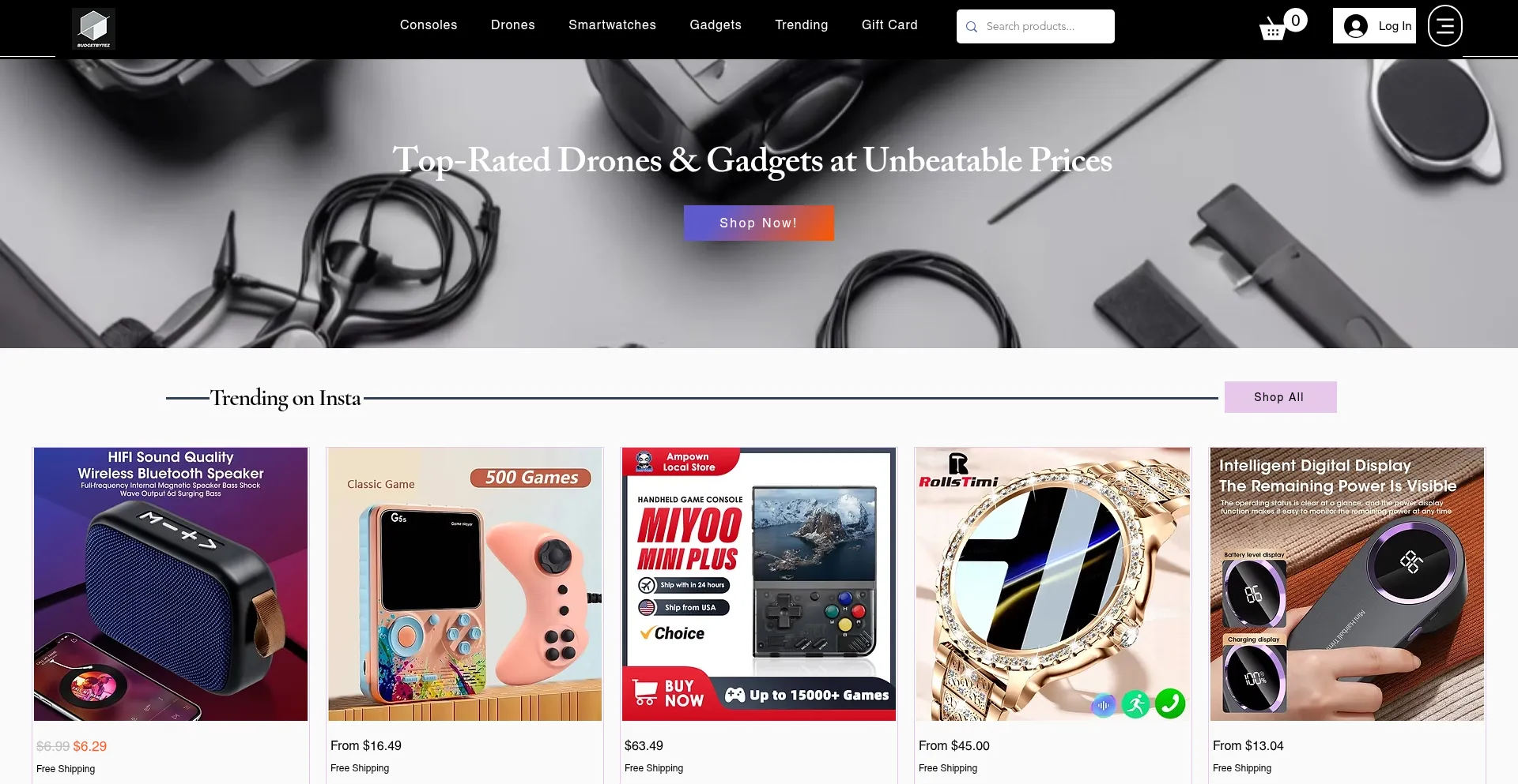 Website screenshot of Budgetbytez.com