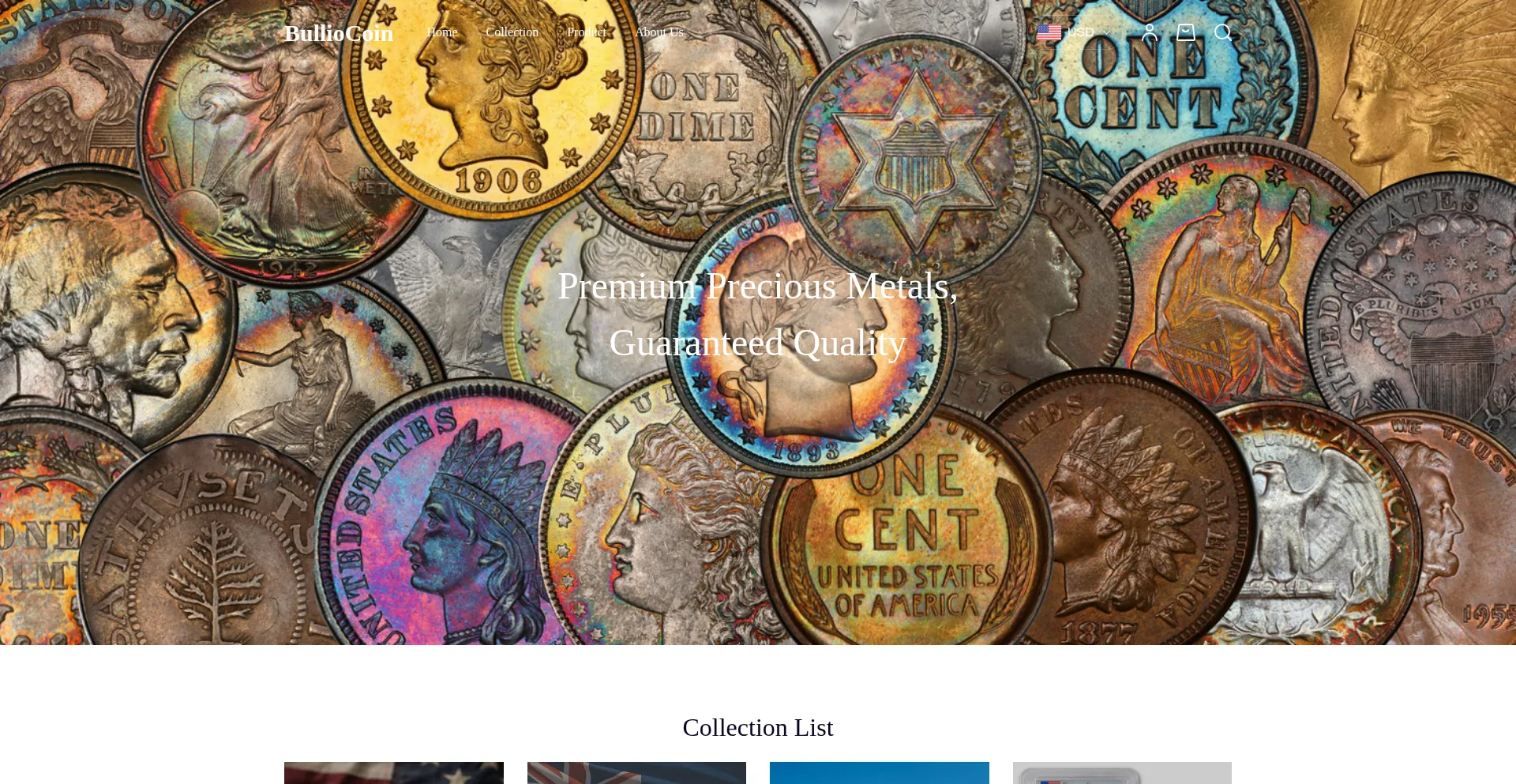 Bulliocoin.com Screenshot