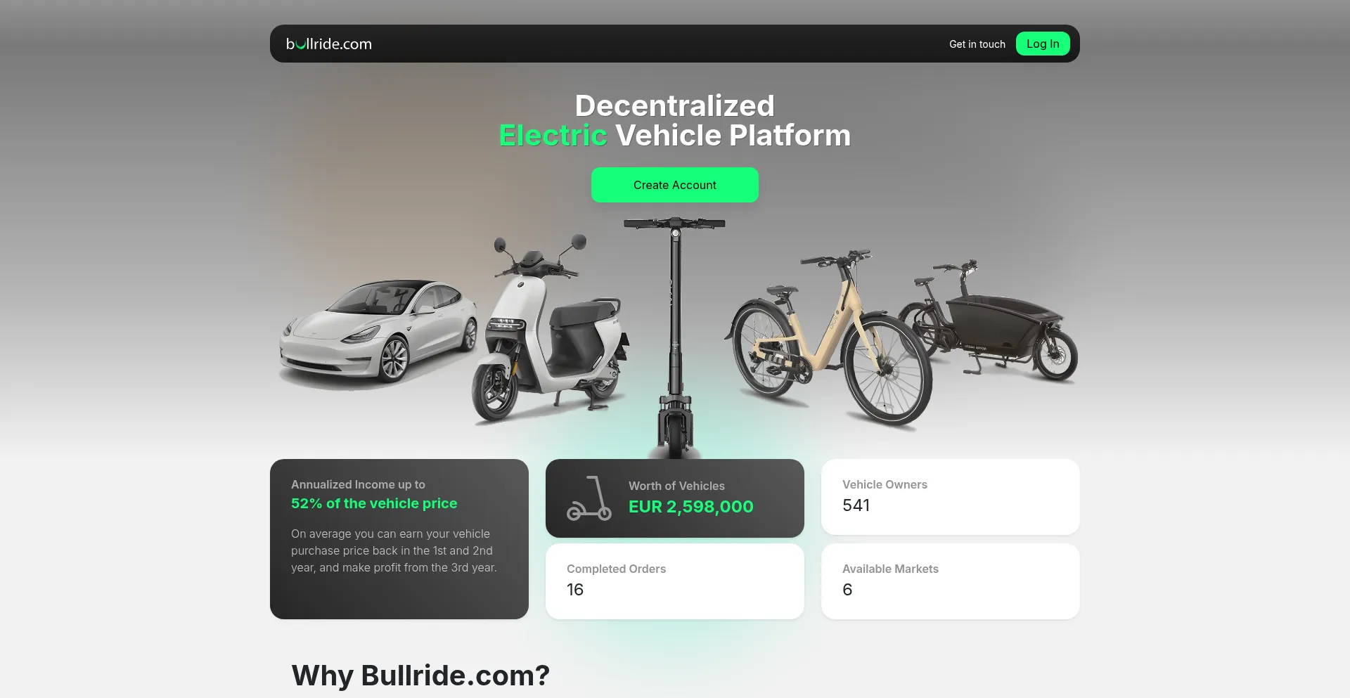 Bullride.com Screenshot