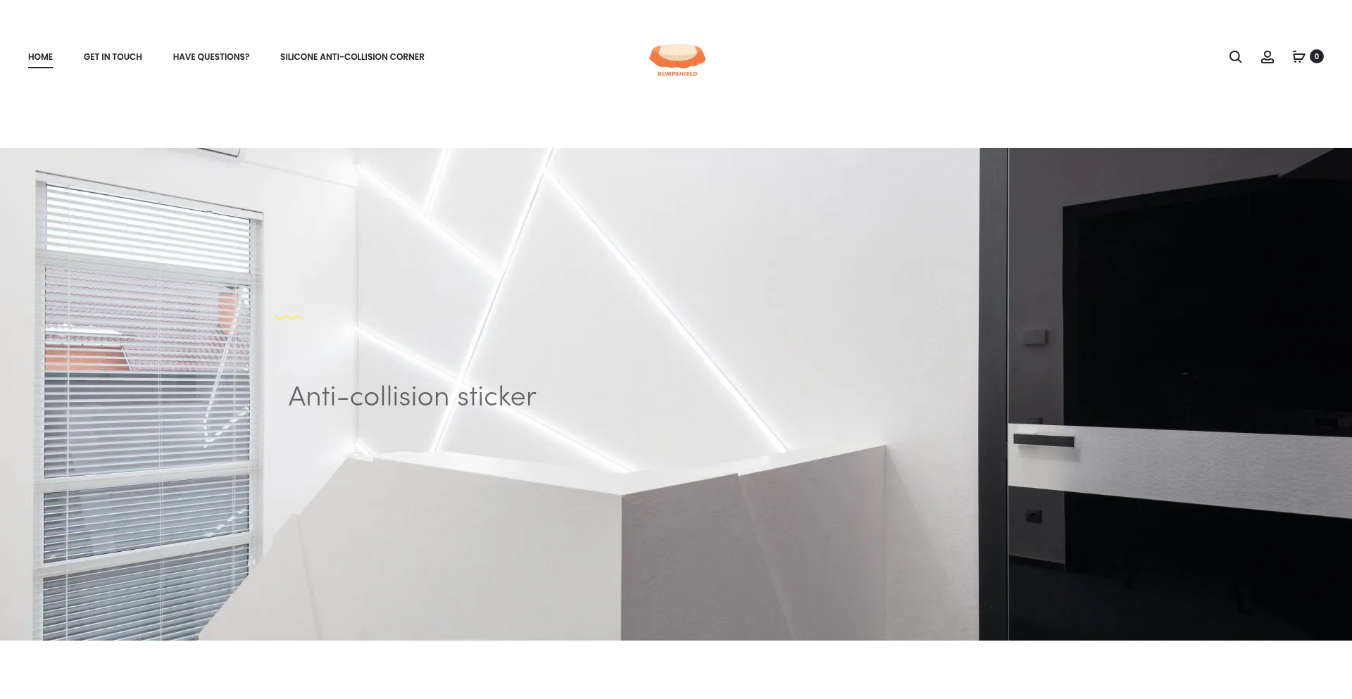 Website screenshot of Bumpshieldcolor.com