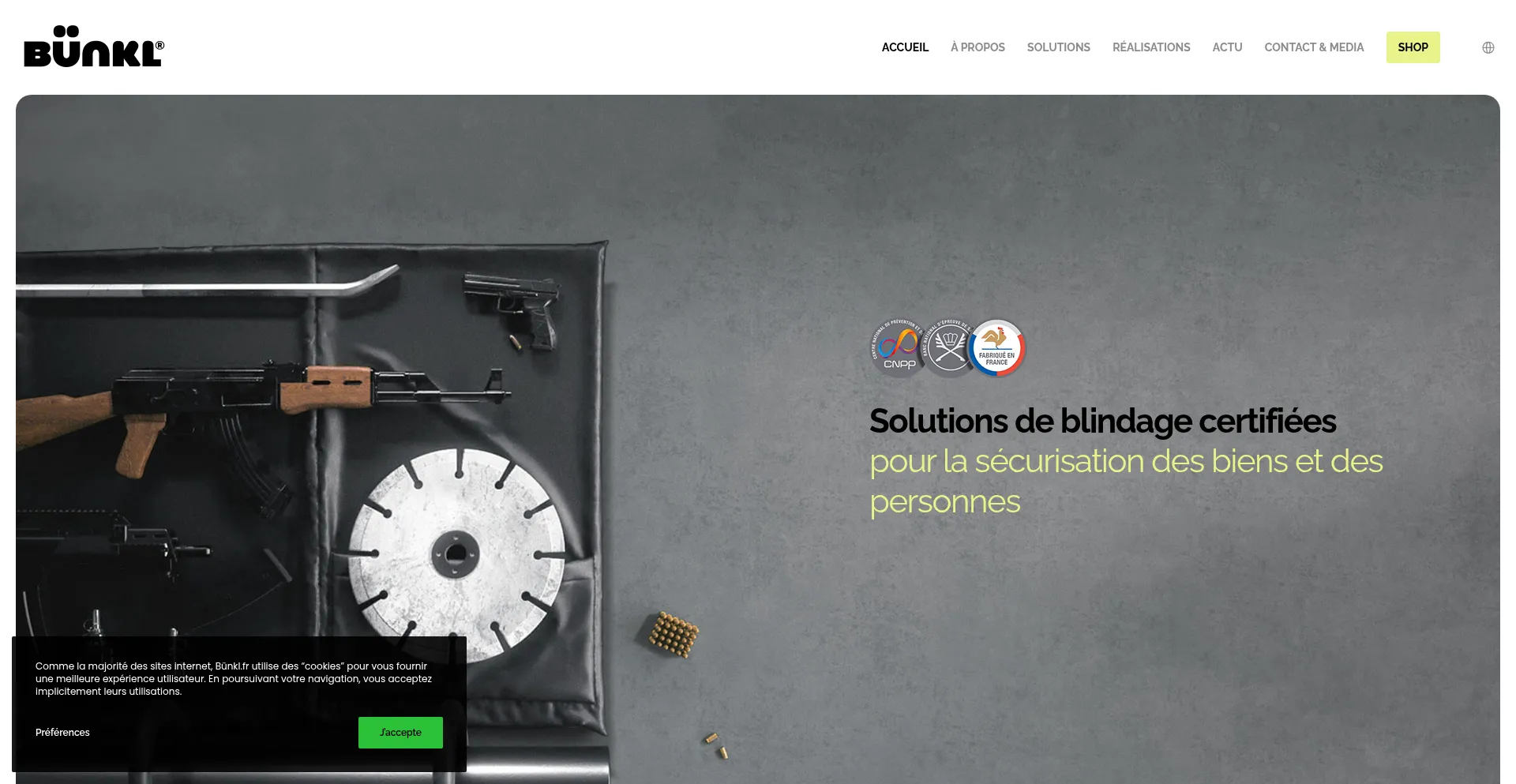 Bunkl.fr Screenshot