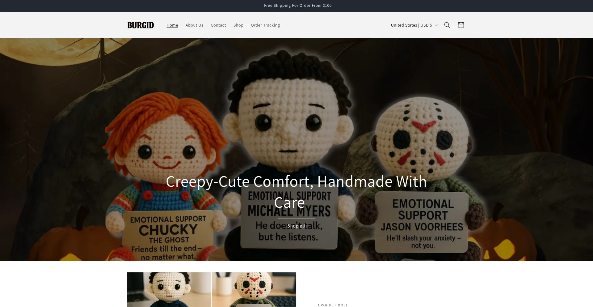 Burgid.com Screenshot