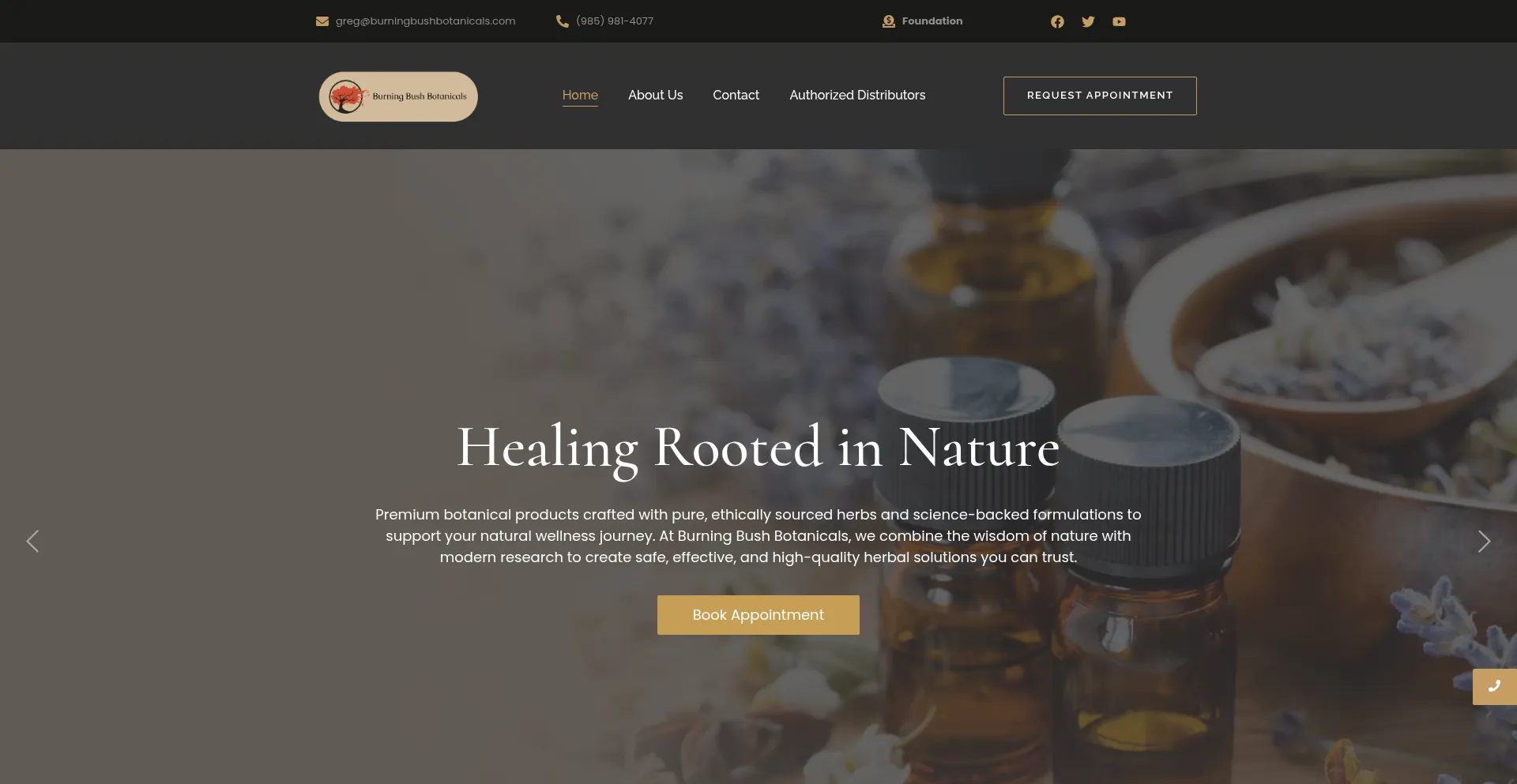 Burningbushbotanicals.com