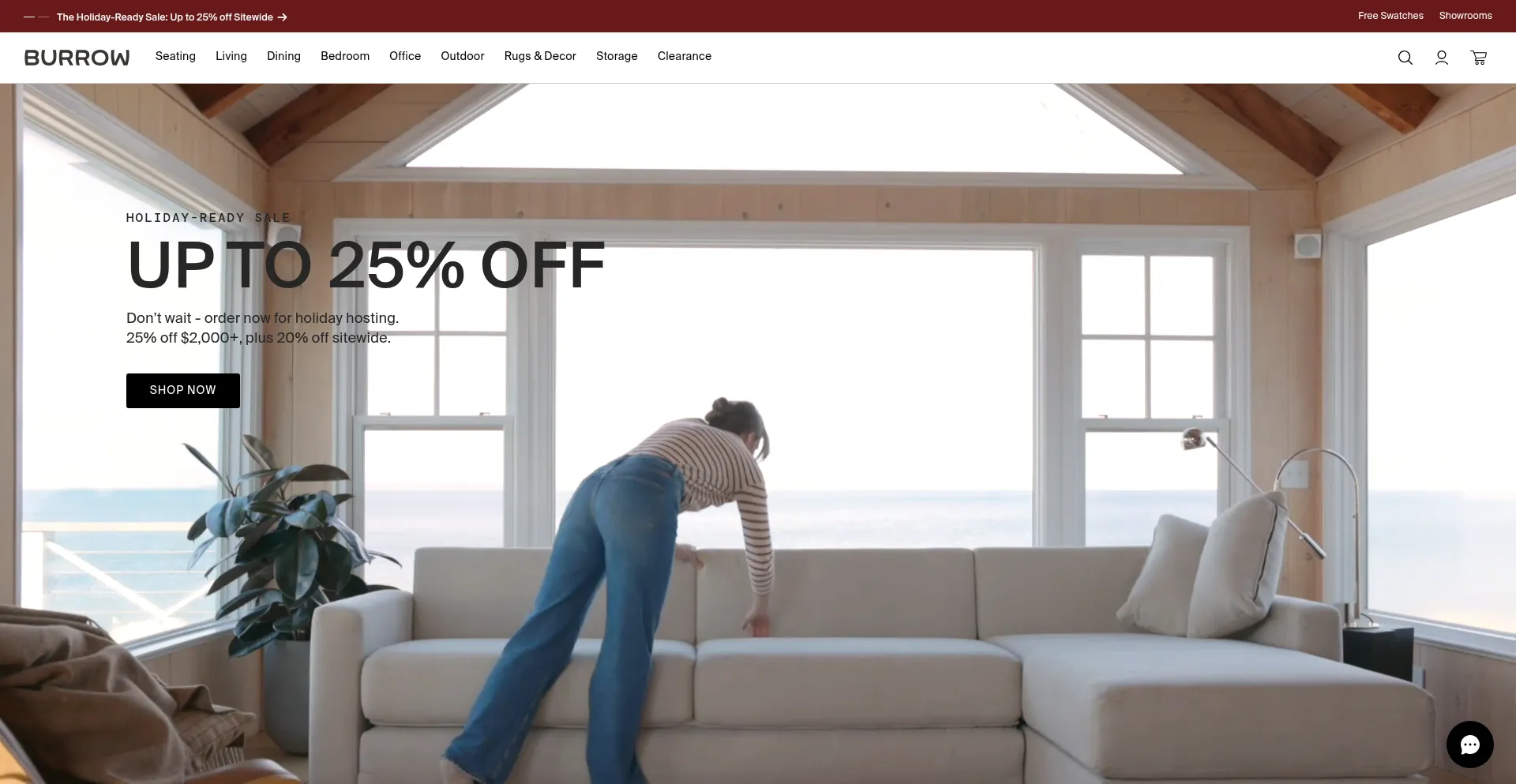 Burrow.com Screenshot