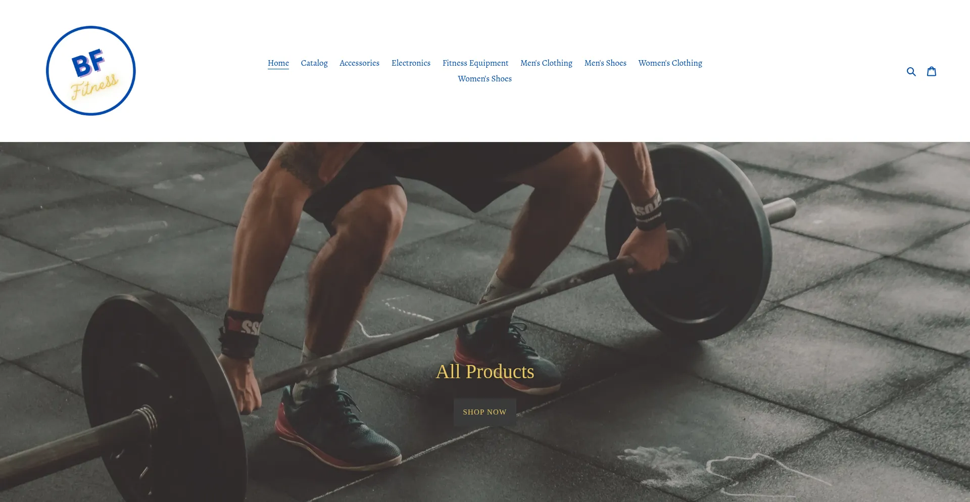 Website screenshot of Burtfit.com