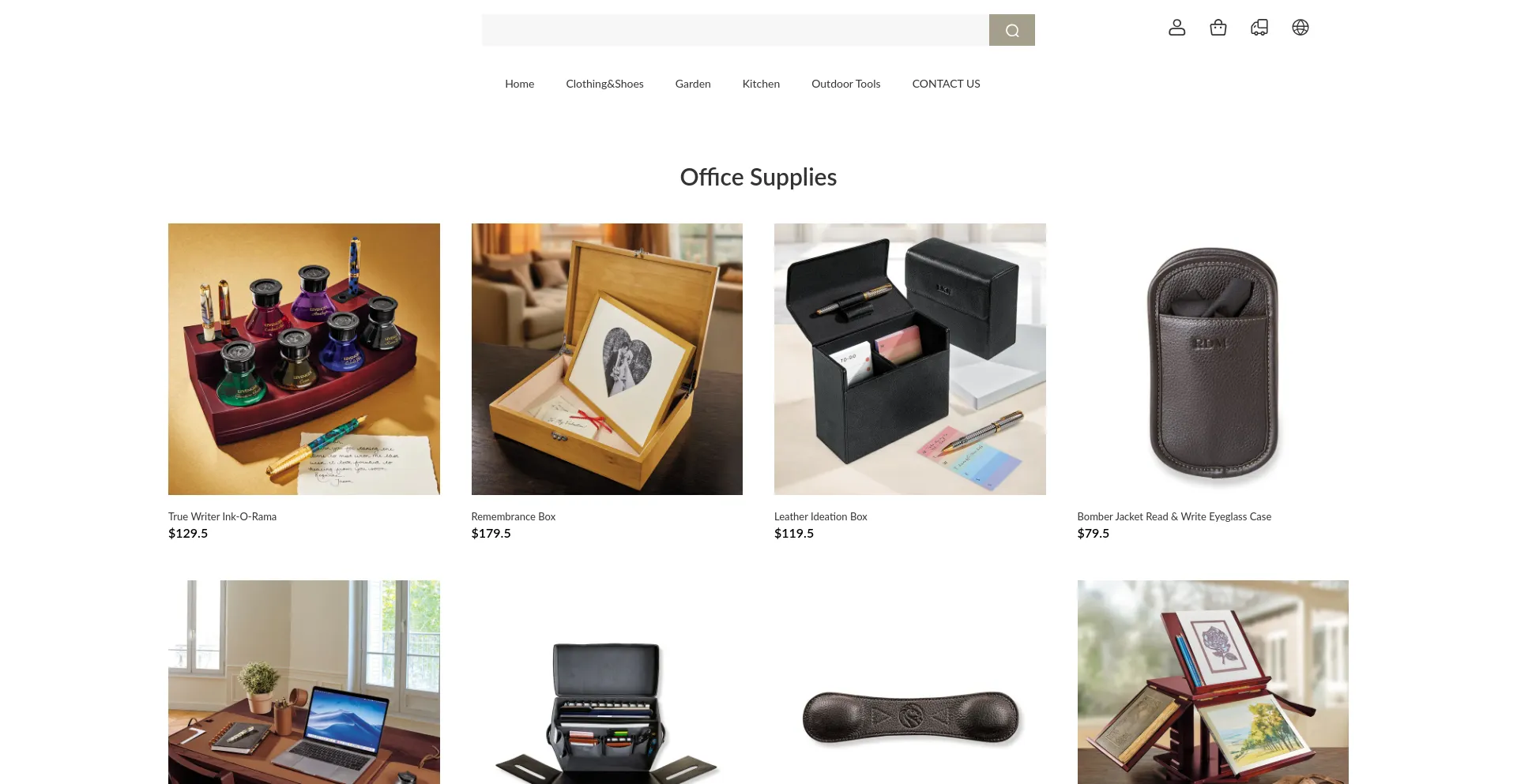 Website screenshot of Burtoutlet.com