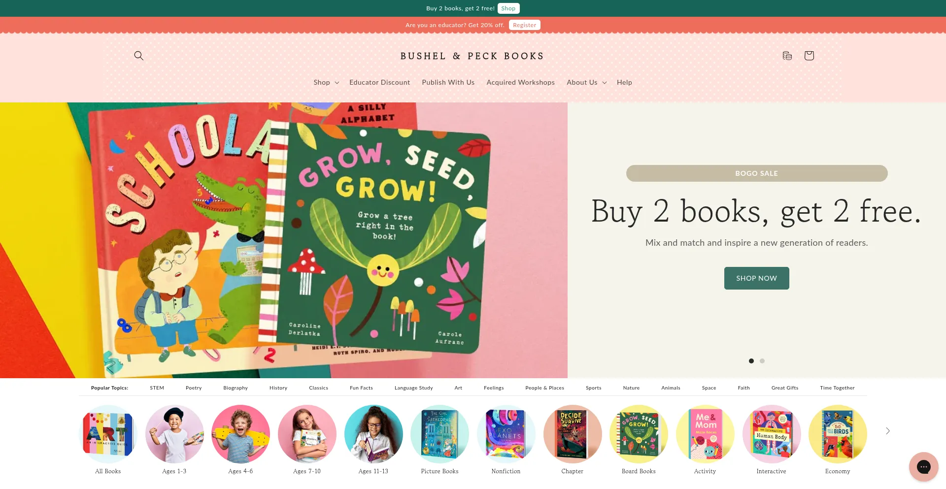 Bushelandpeckbooks.com