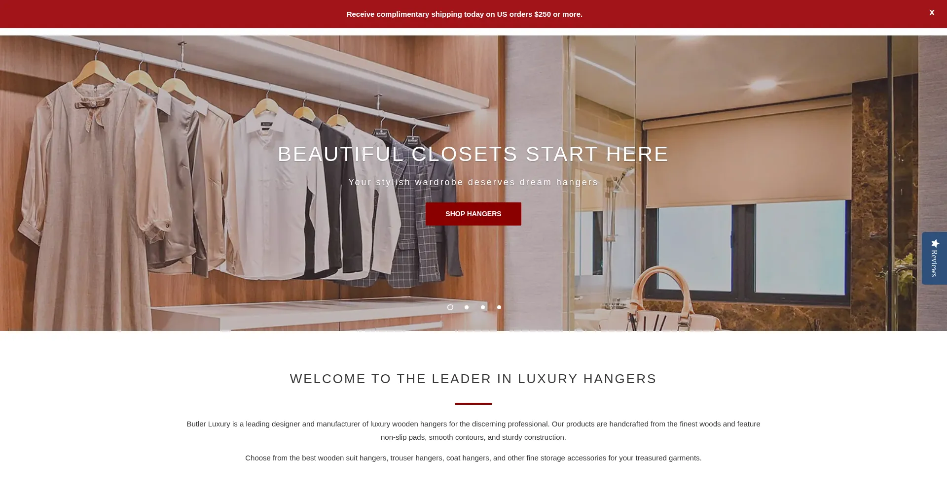 Butlerluxury.com Screenshot