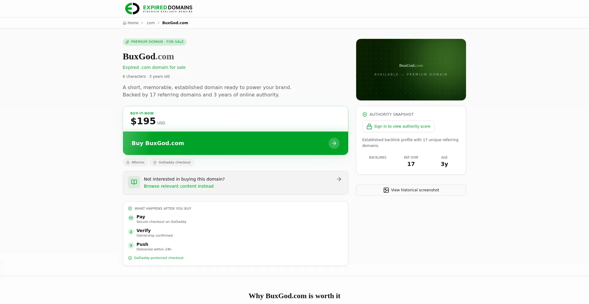 Buxgod.com