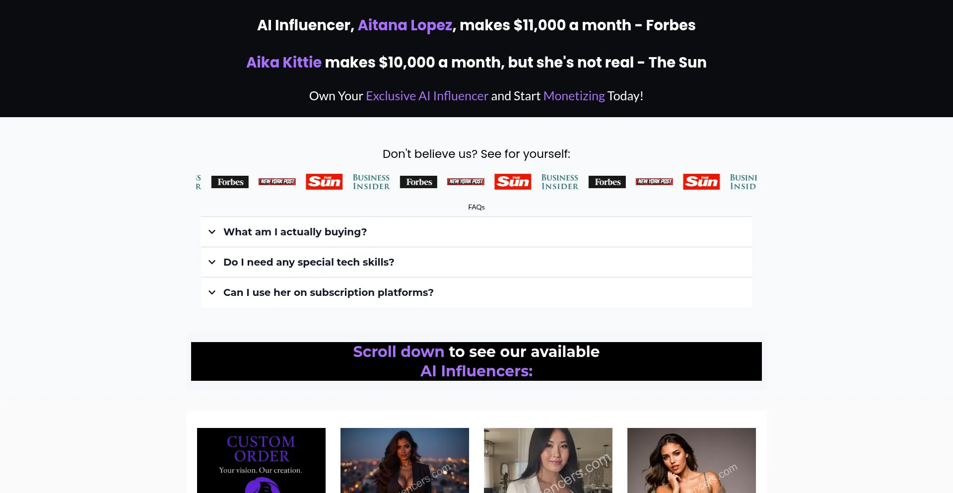 Is Buyaiinfluencers.com Safe?