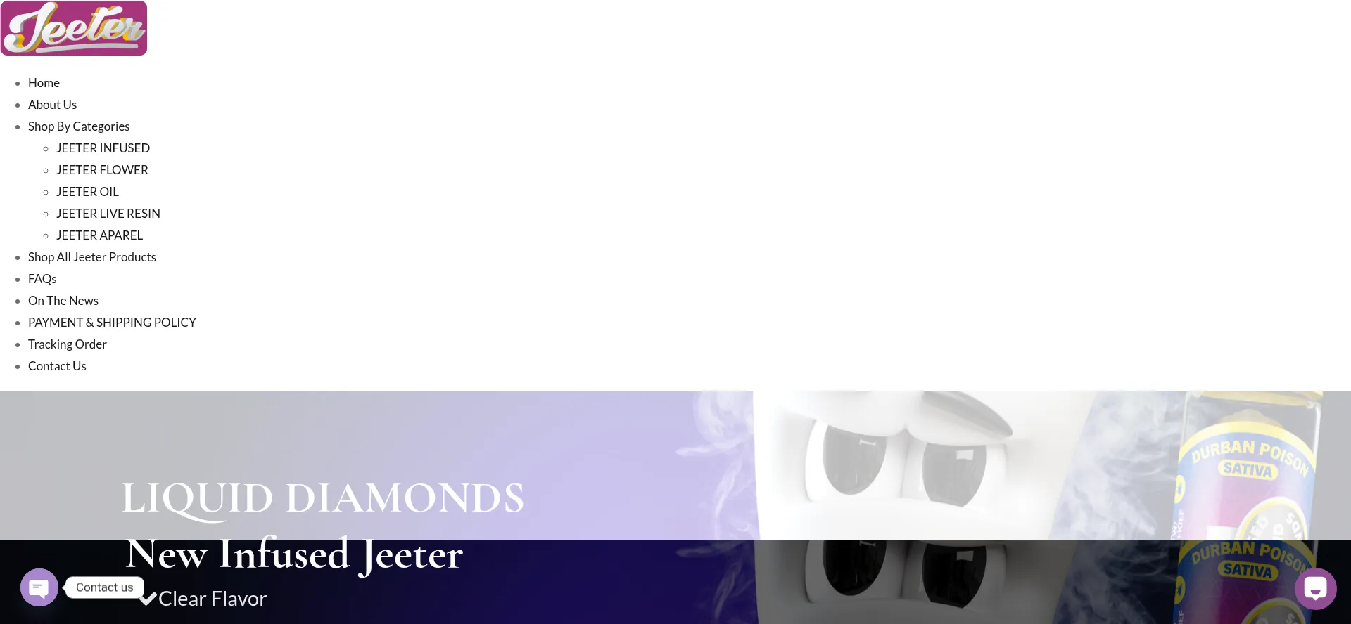Website screenshot of Buybabyjeeteronline.com