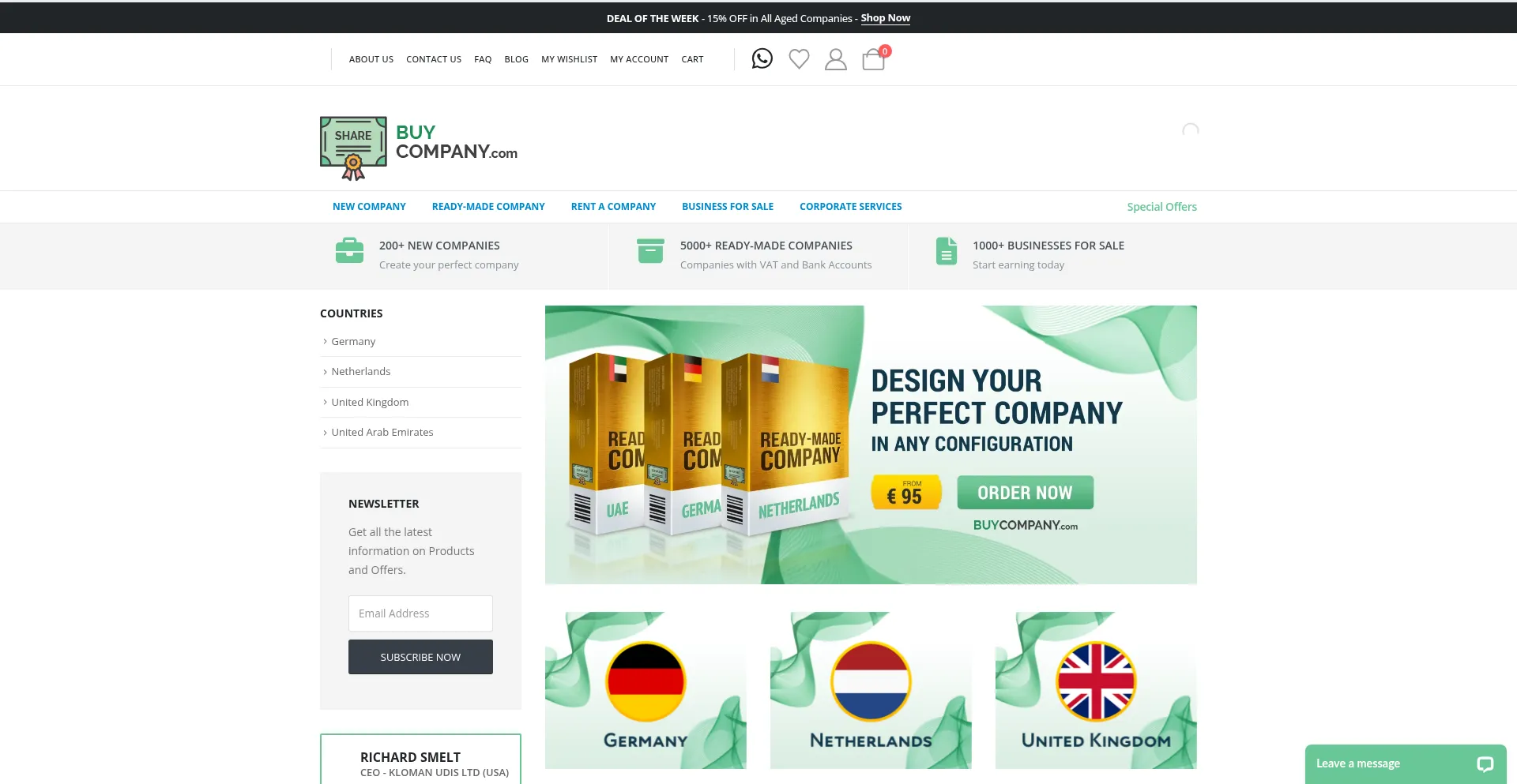 Buycompany.com Screenshot