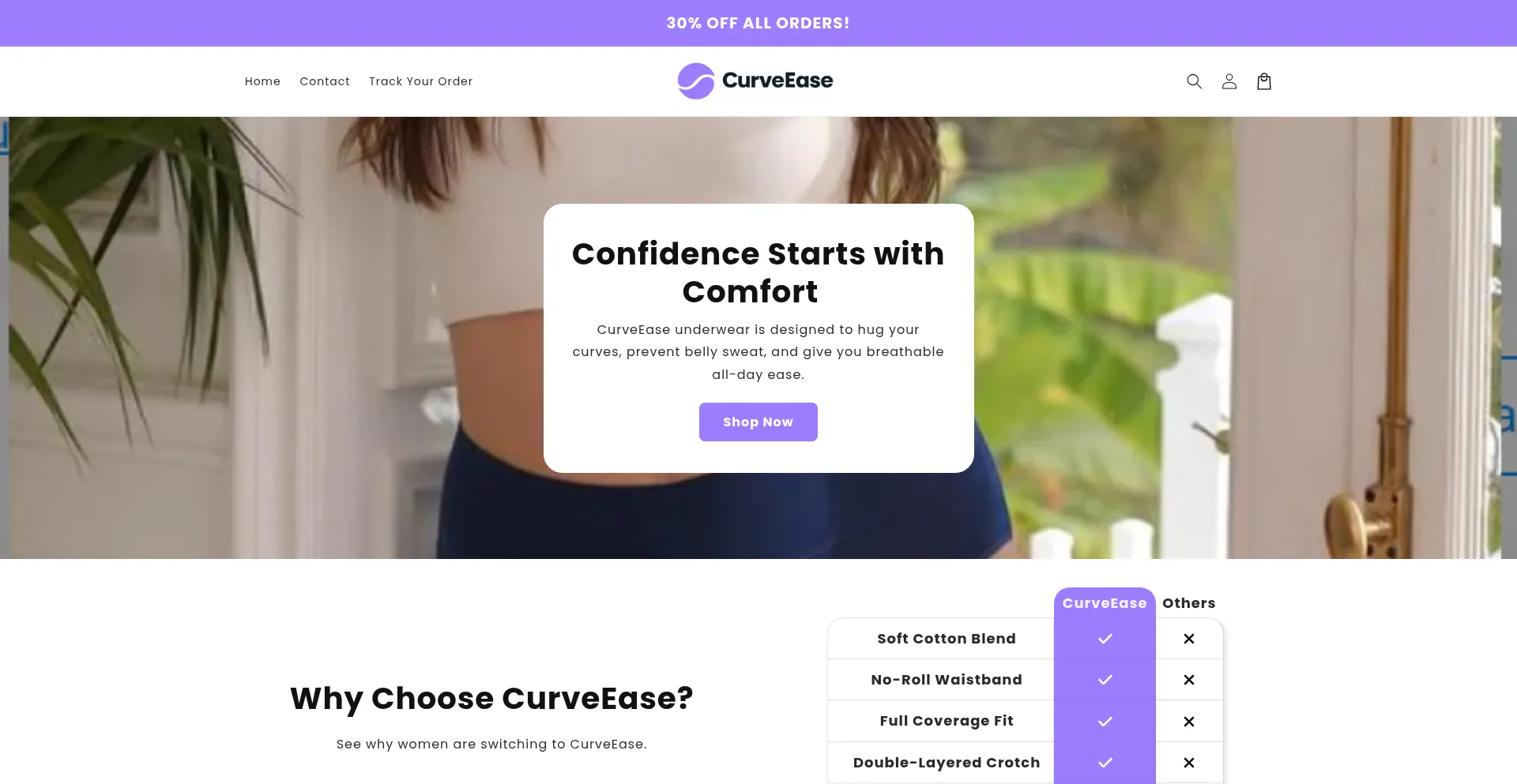 Buycurveease.com Screenshot