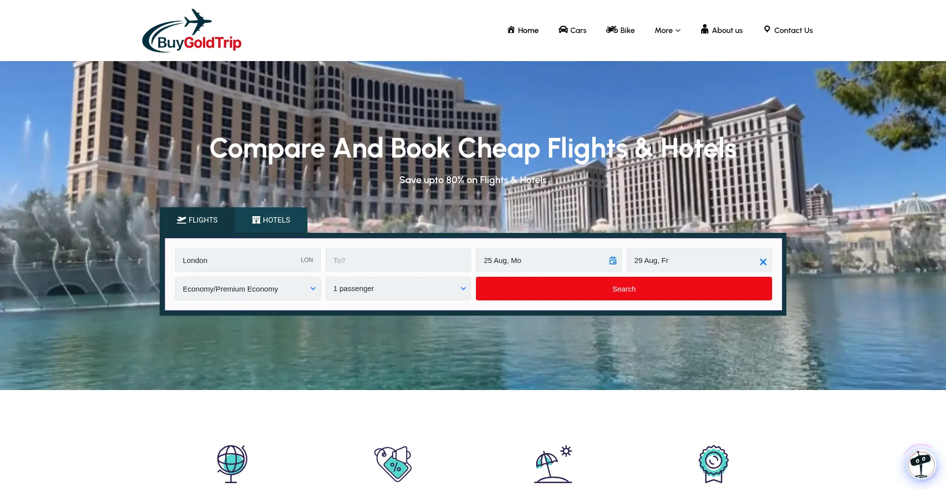Website screenshot of Buygoldtrip.com