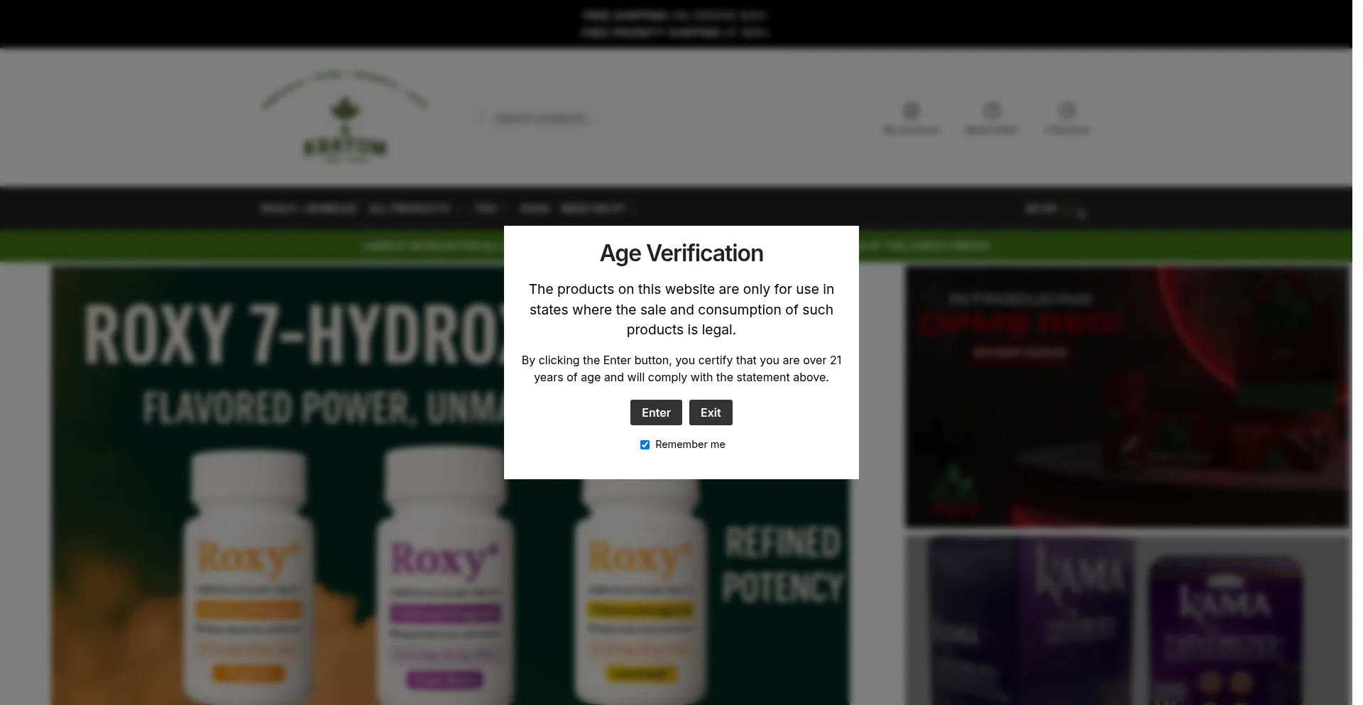 Website screenshot of Buyopms.com