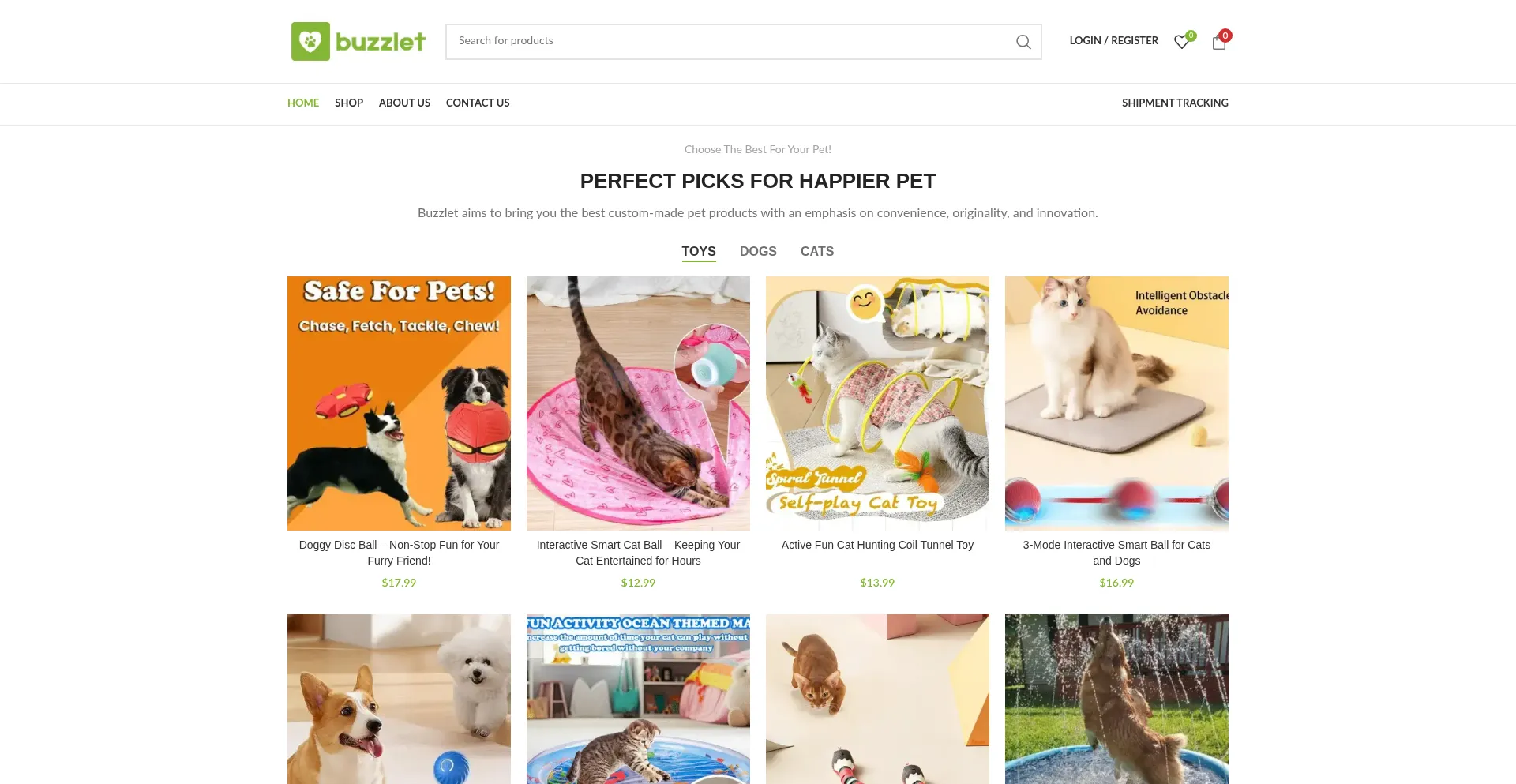 Buzzlet.co Screenshot