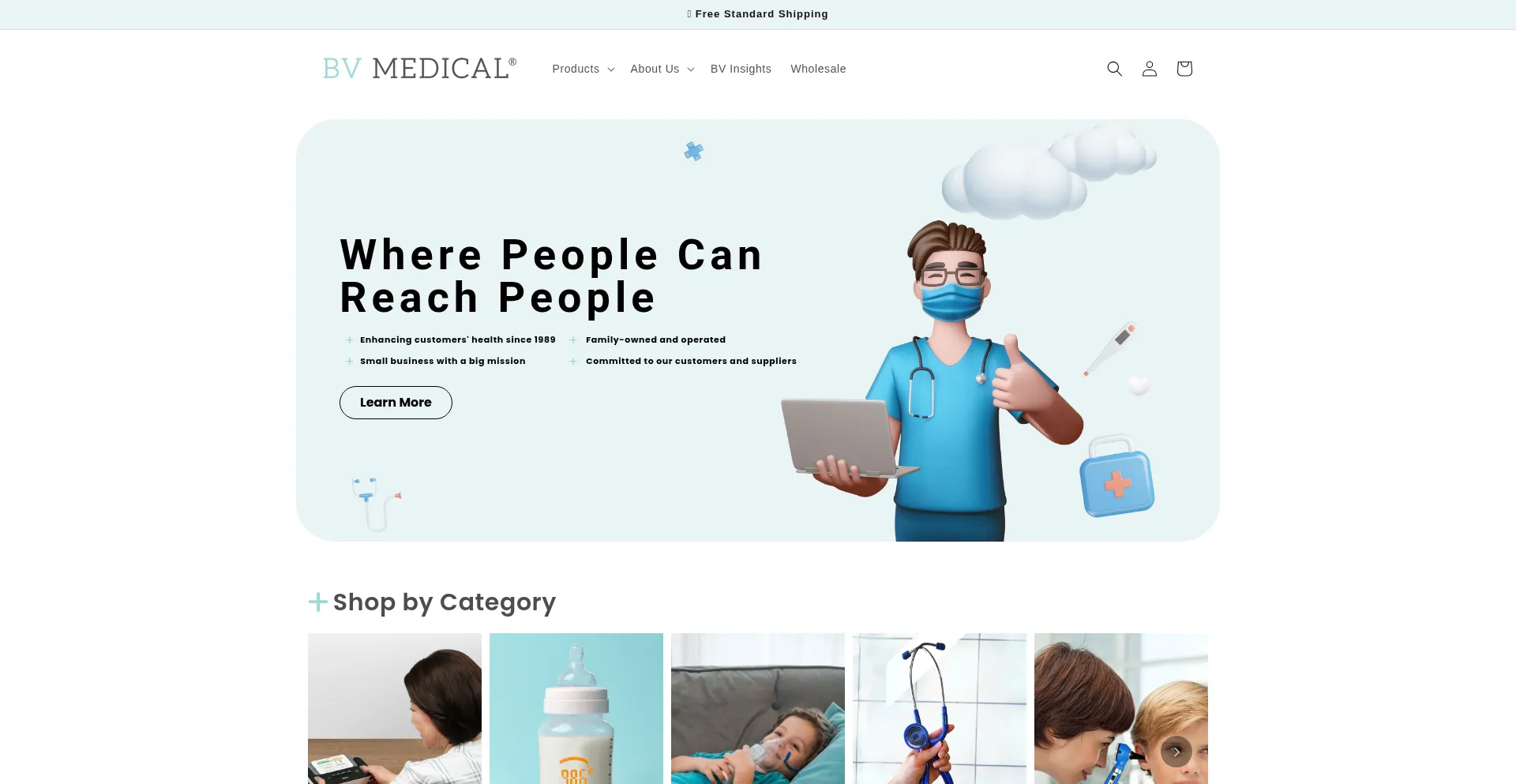 Bvmedical.com Screenshot