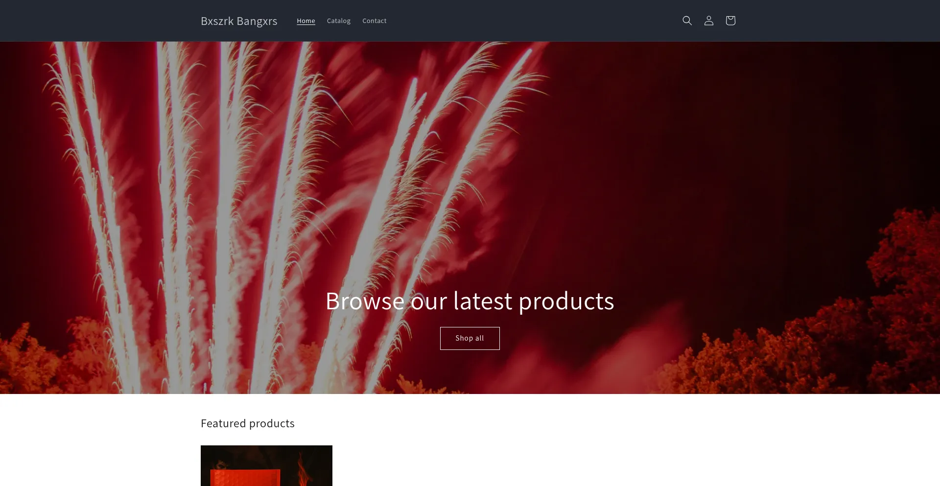 Website screenshot of Bxszrk.com