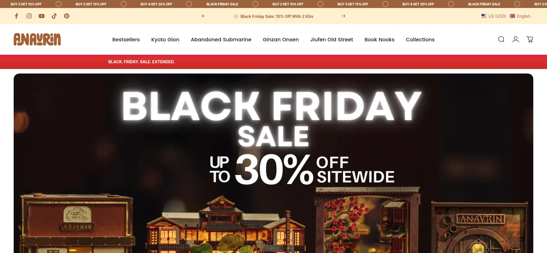 Website screenshot of Byanavrin.com