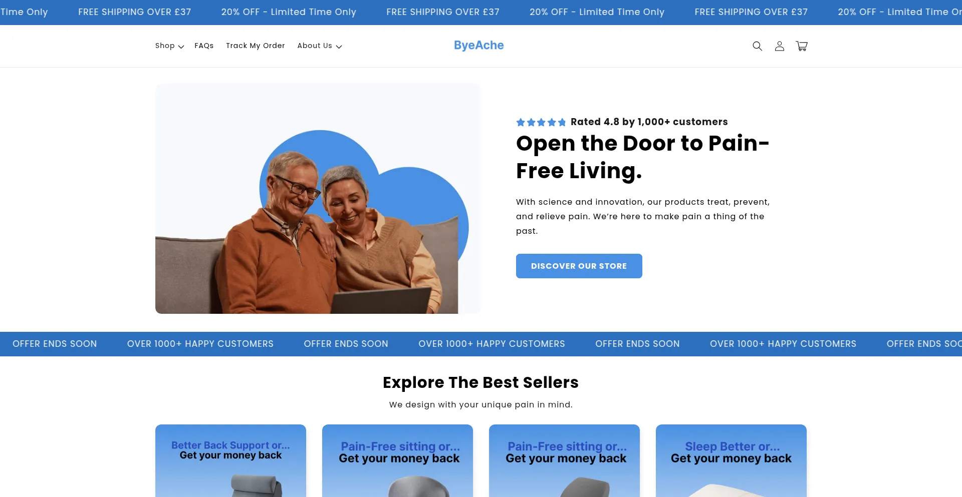 Byeache.com