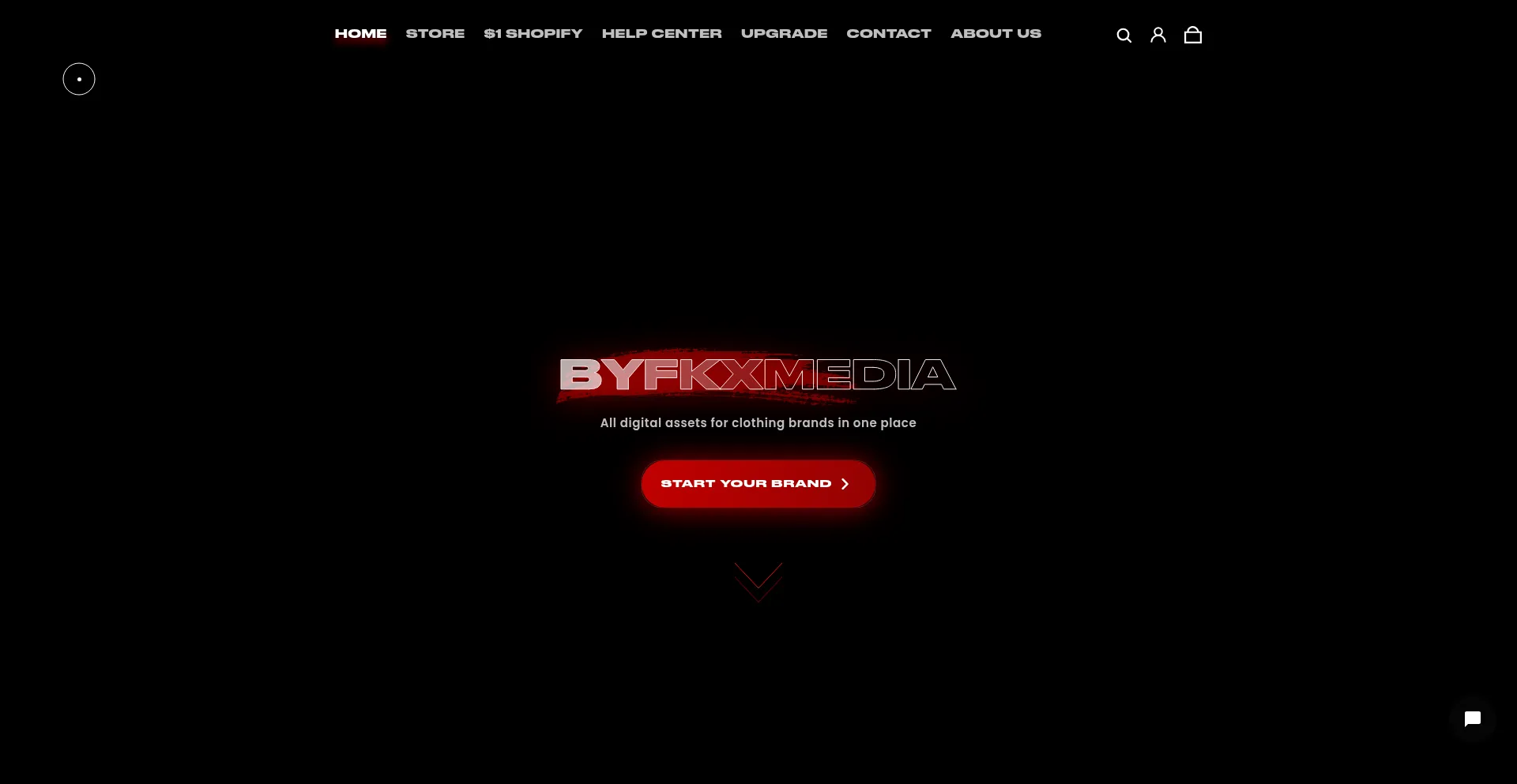 Website screenshot of Byfkxmedia.com