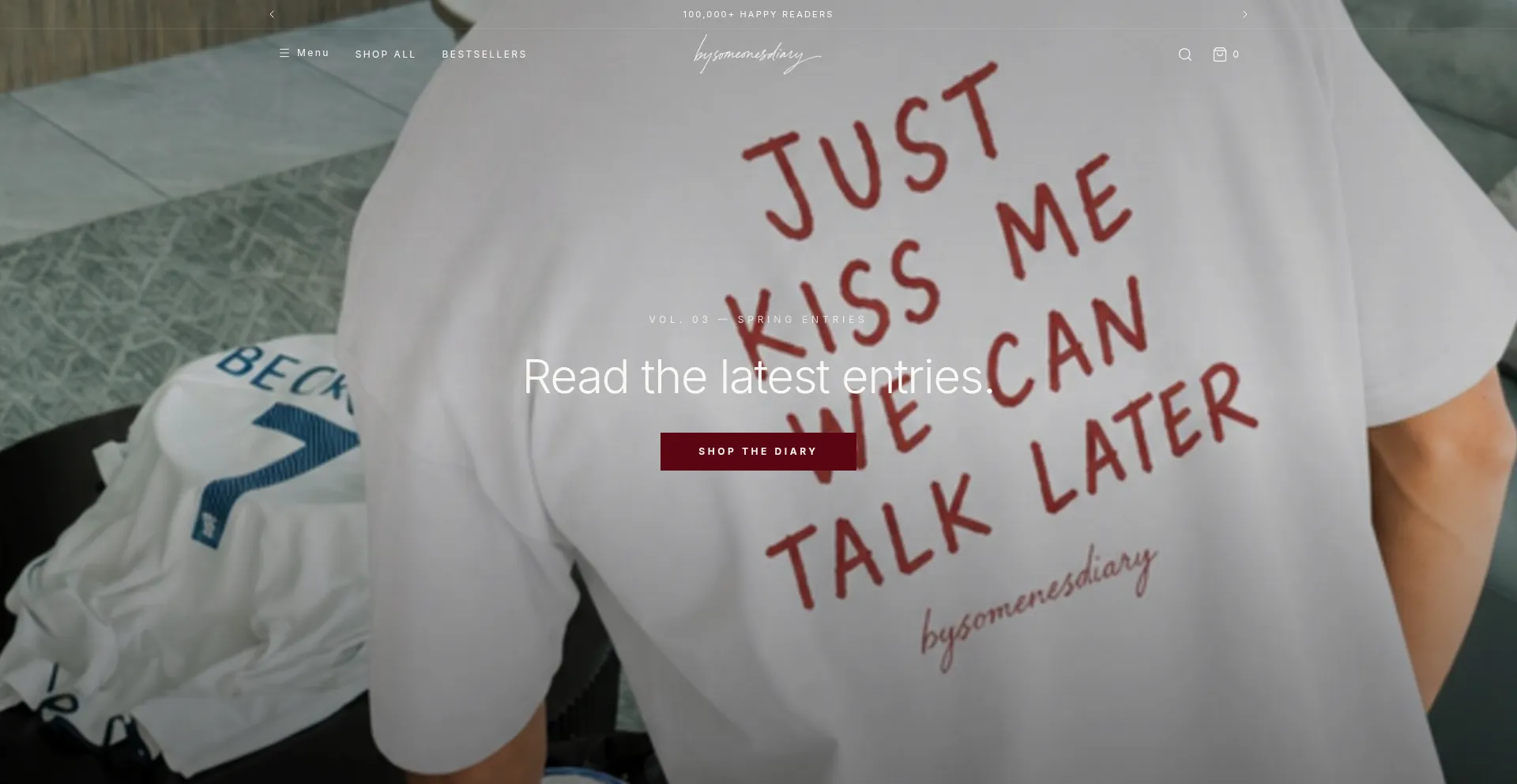 Bysomeonesdiary.com
