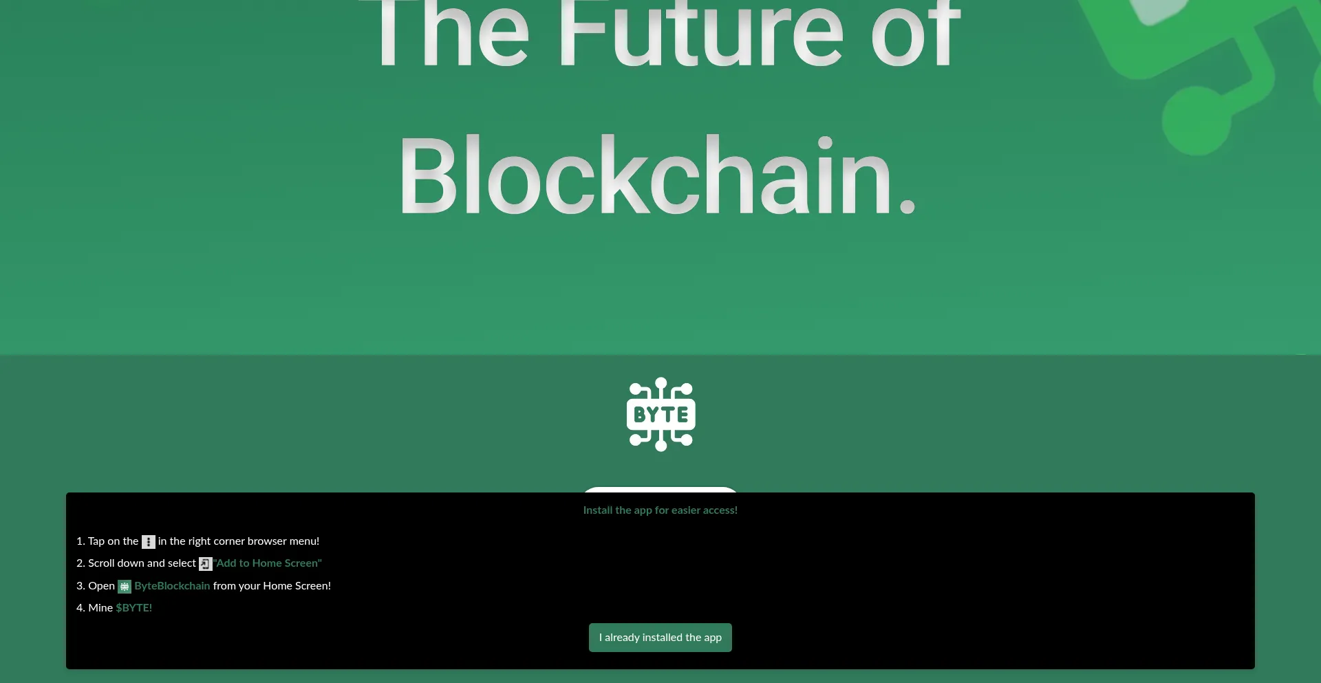 Byteblockchain.app Reviews: Unsettled Website | Check if site is scam ...