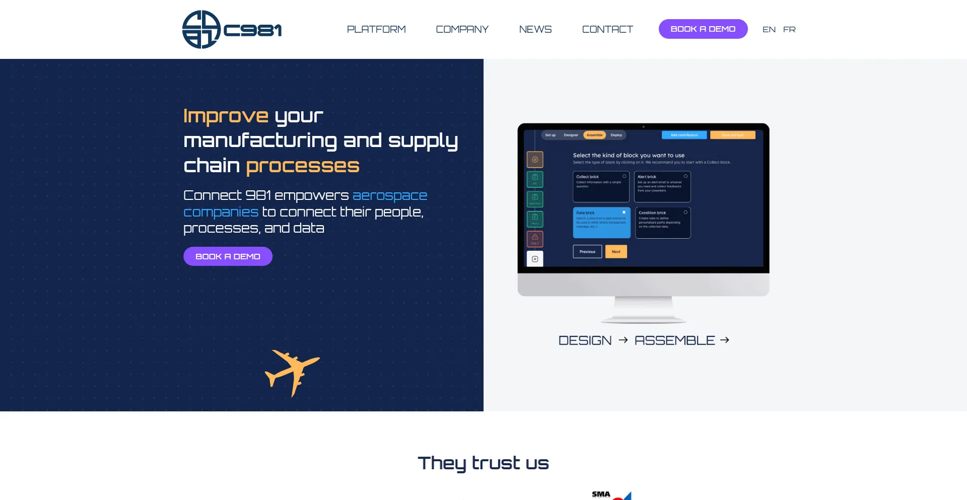 Website screenshot of C-981.com